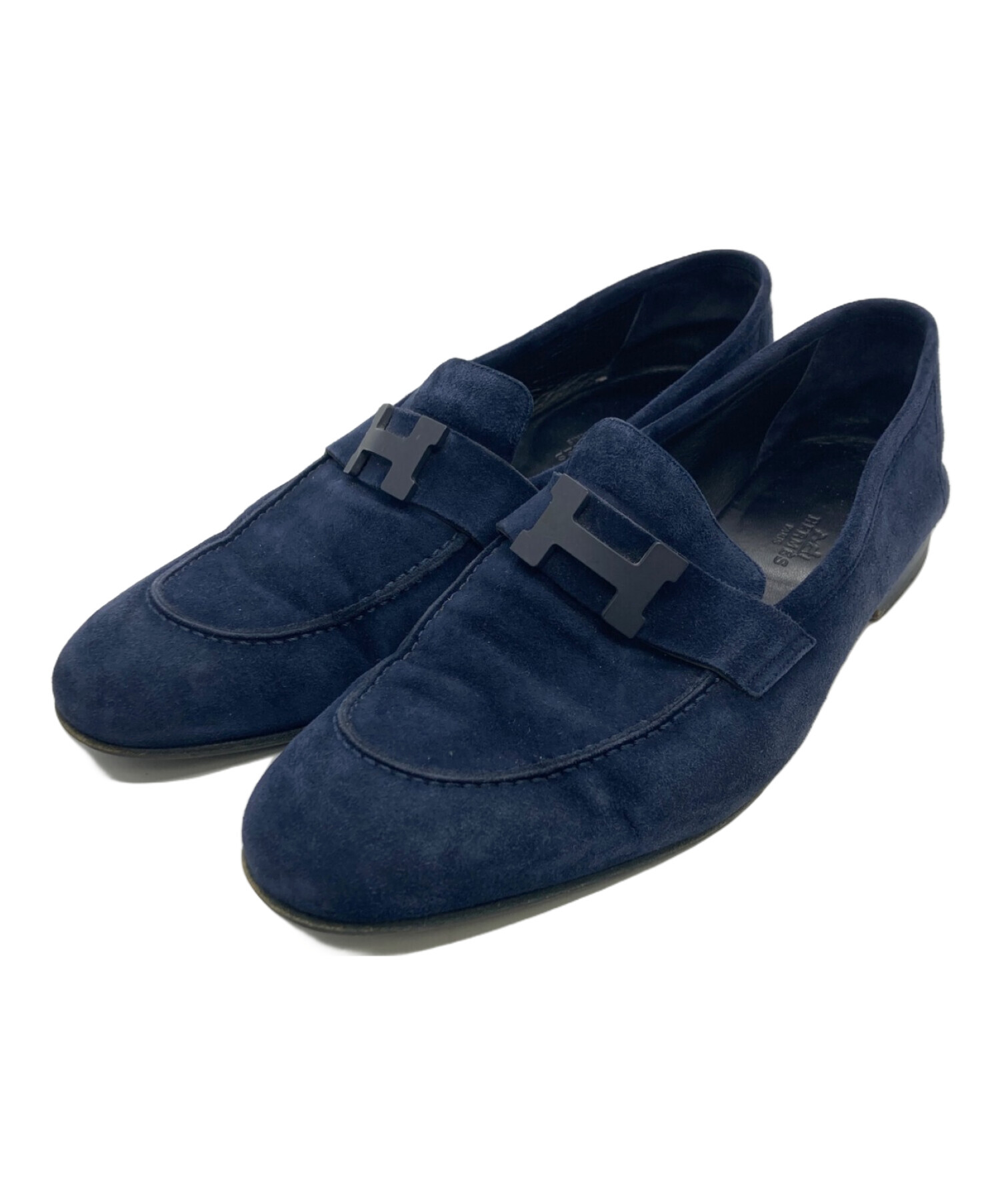 中古・古着通販】HERMES (エルメス) コンスタンススウェードローファー 
