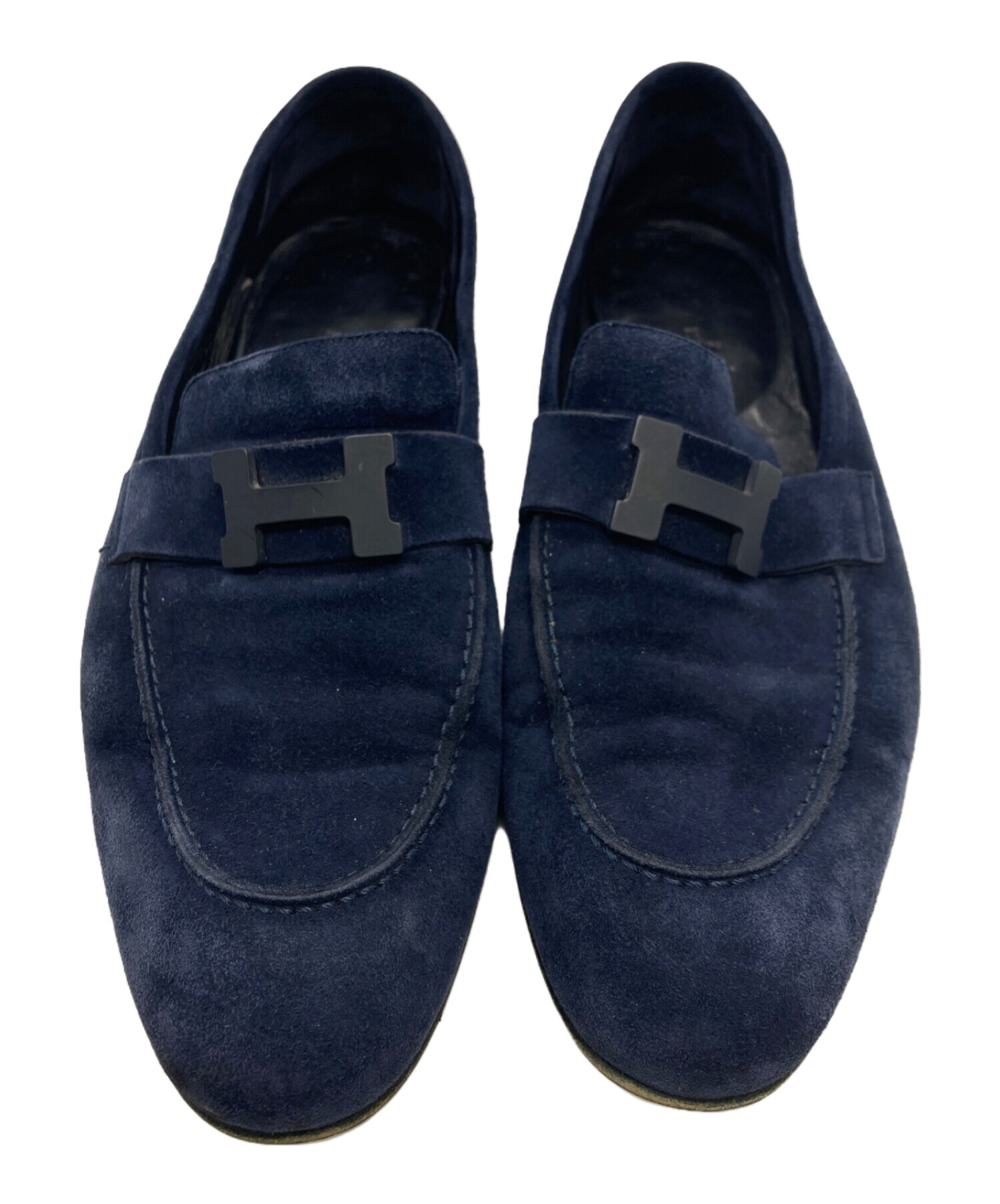 中古・古着通販】HERMES (エルメス) コンスタンススウェードローファー 