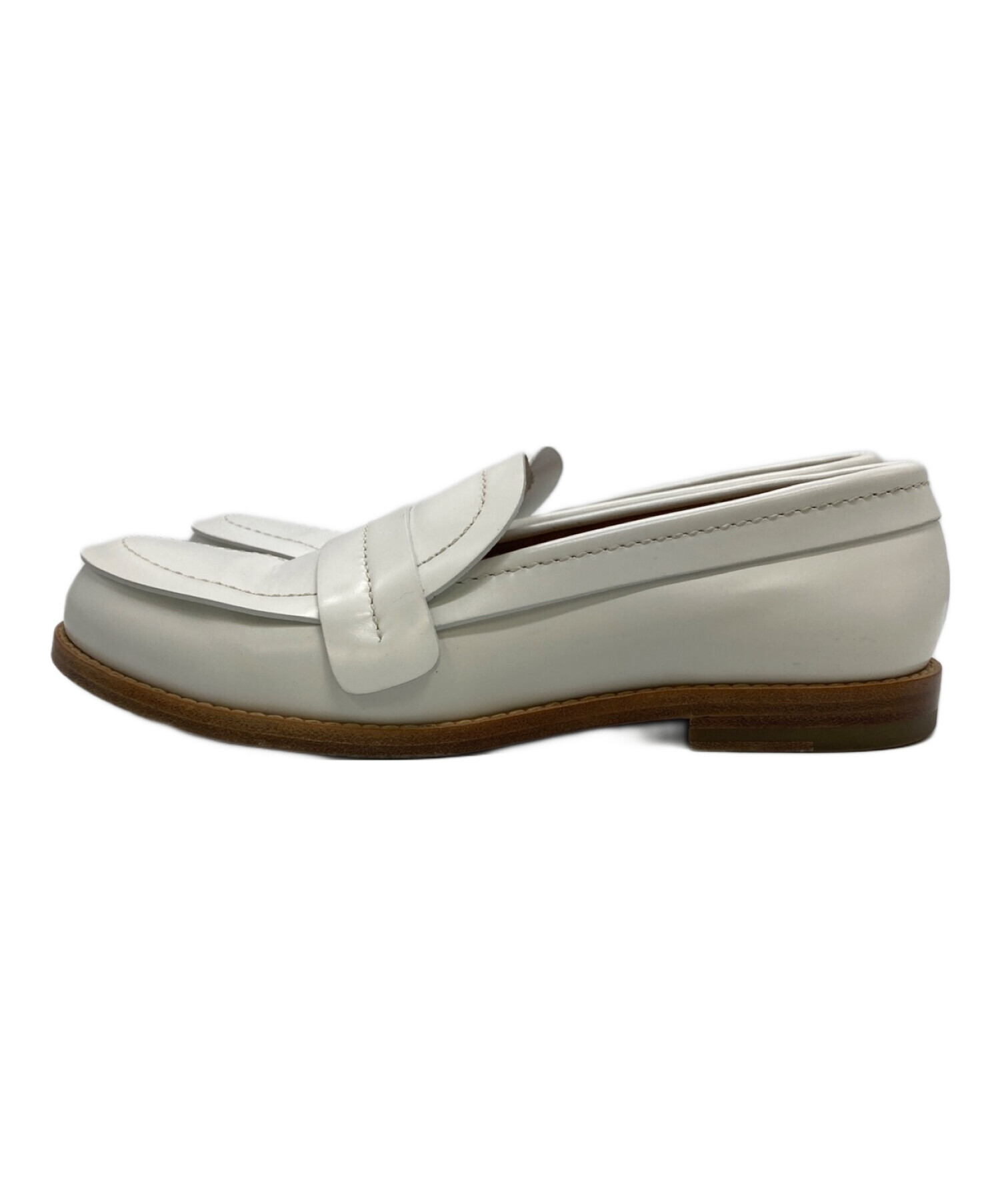 中古・古着通販】JIL SANDER (ジルサンダー) レザーローファー 