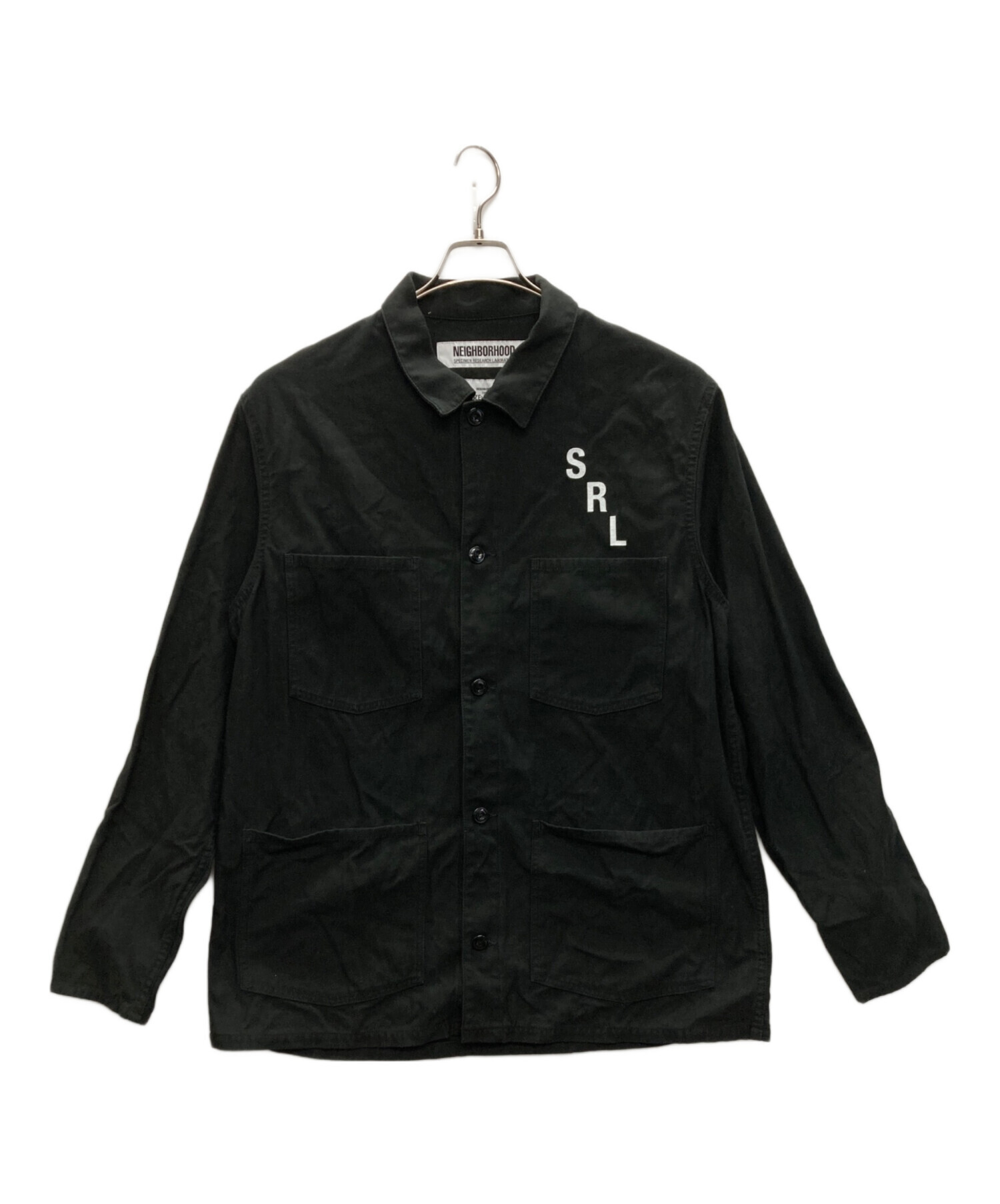 新品】neighborhood ジャケットカバーオール 黒XL