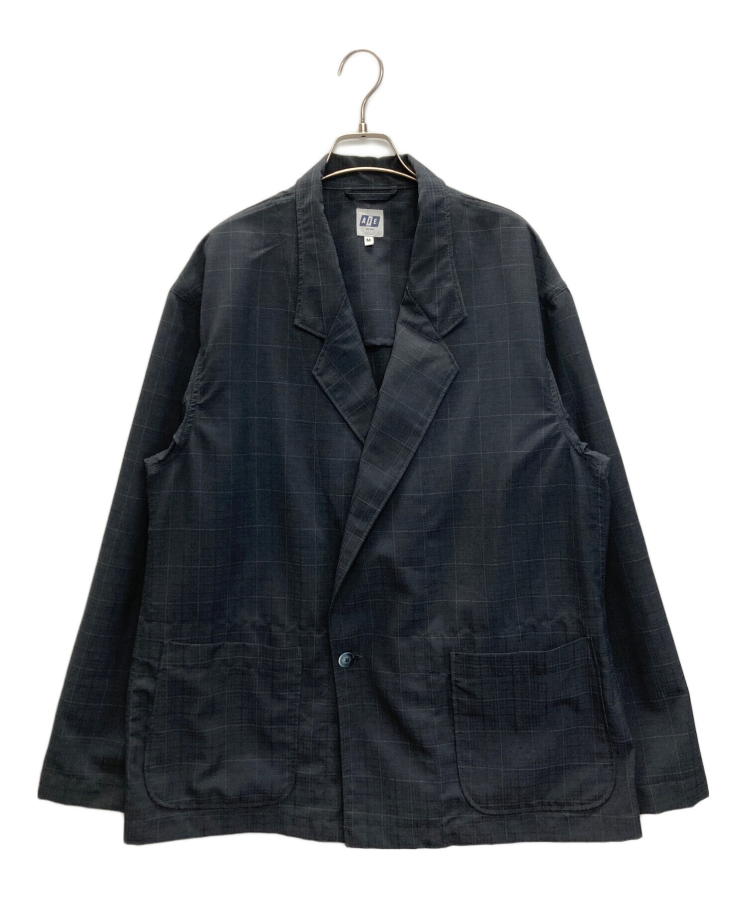 中古・古着通販】AiE (エーアイイー) ダブルジャケット ネイビー  
