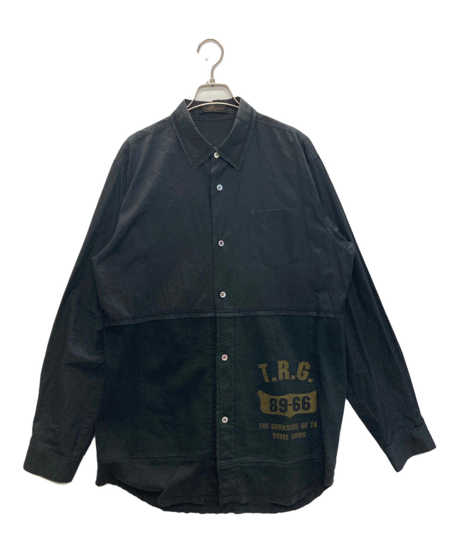中古・古着通販】UNDERCOVER (アンダーカバー) スウェット切替シャツ 