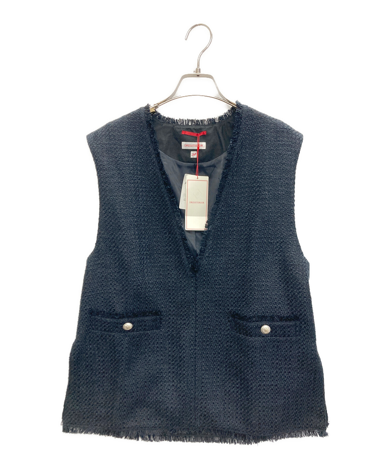 中古・古着通販】DRESSTERIOR (ドレステリア) ツイードプルオーバー 