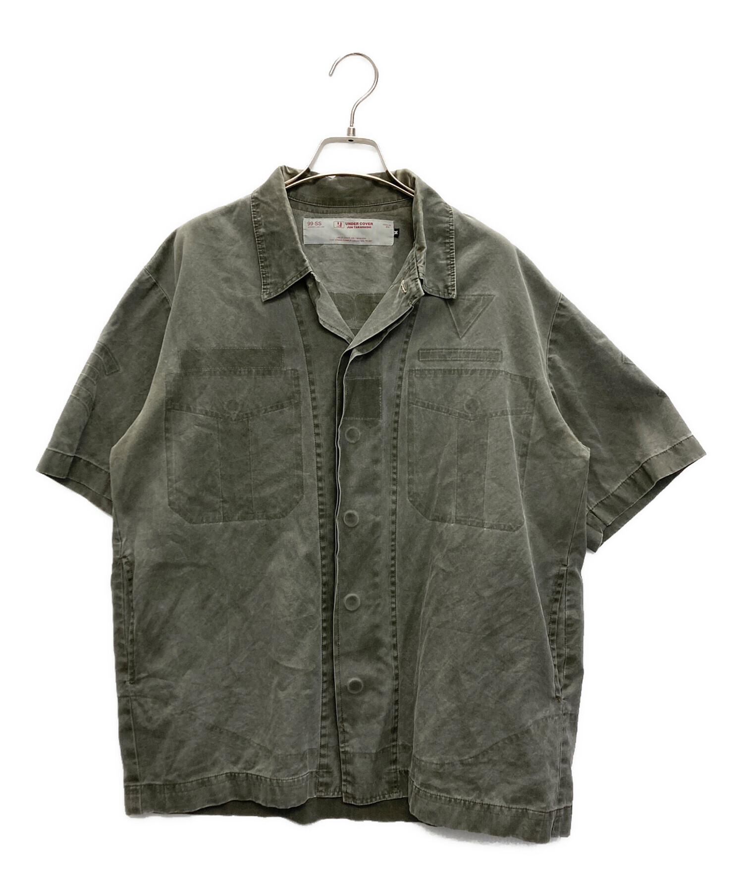 中古・古着通販】UNDERCOVER (アンダーカバー) オープンカラーシャツ 
