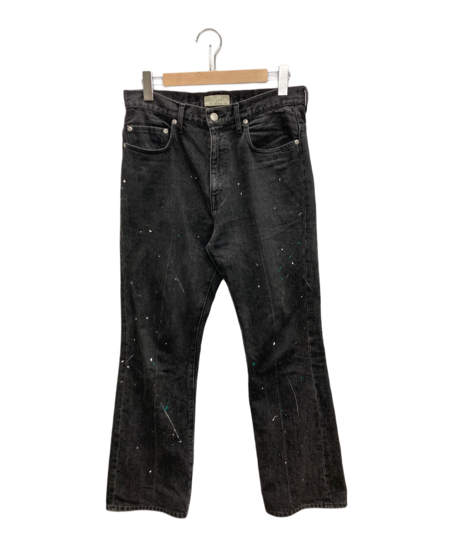 中古・古着通販】jieda (ジエダ) USED FLARE DENIM PANTS ブラック 
