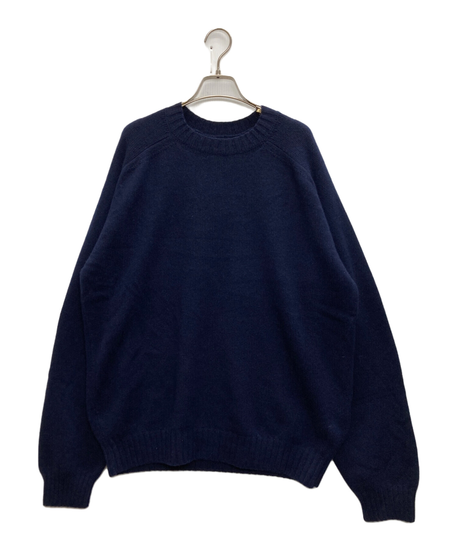 中古・古着通販】Text (テクスト) カシミヤニット ネイビー サイズ 