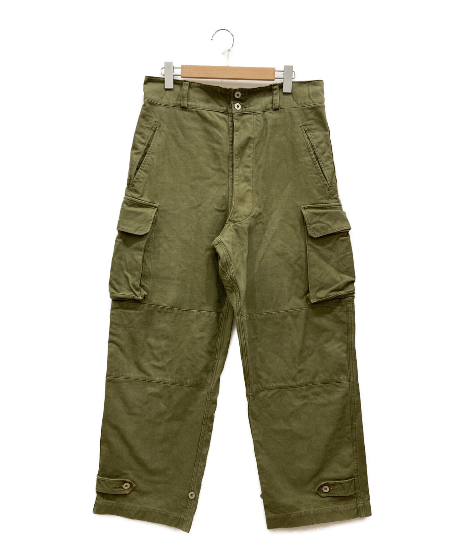 希少 実物 新品 デッドストック級フランス軍 M-47 カーゴパンツ 前期型 格安 販売 フランス軍未洗いデッドストック M-47カーゴ 前期型