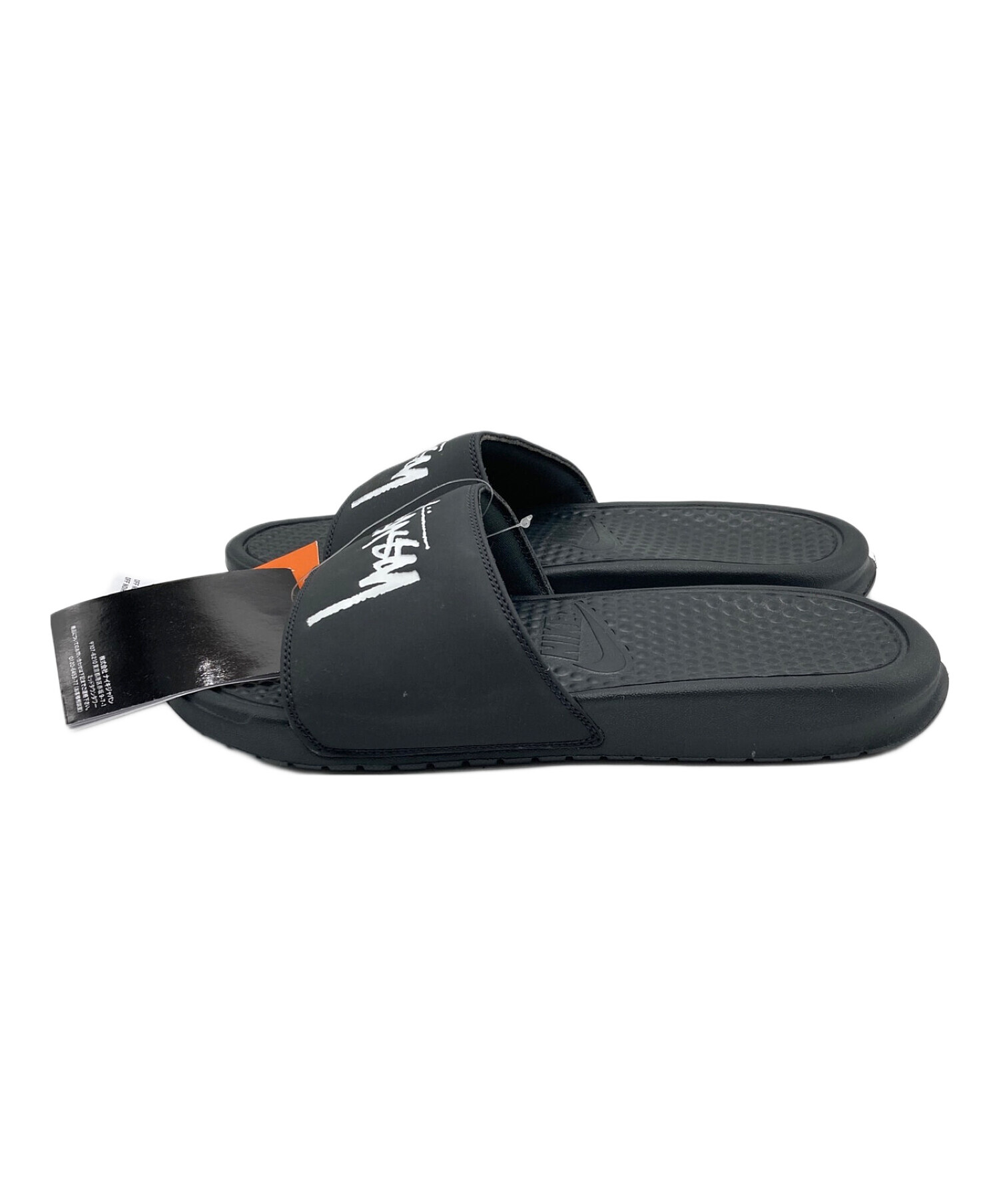 22SS STUSSY x NIKE BENASSI SLIDE SANDALS FOSSIL STONE