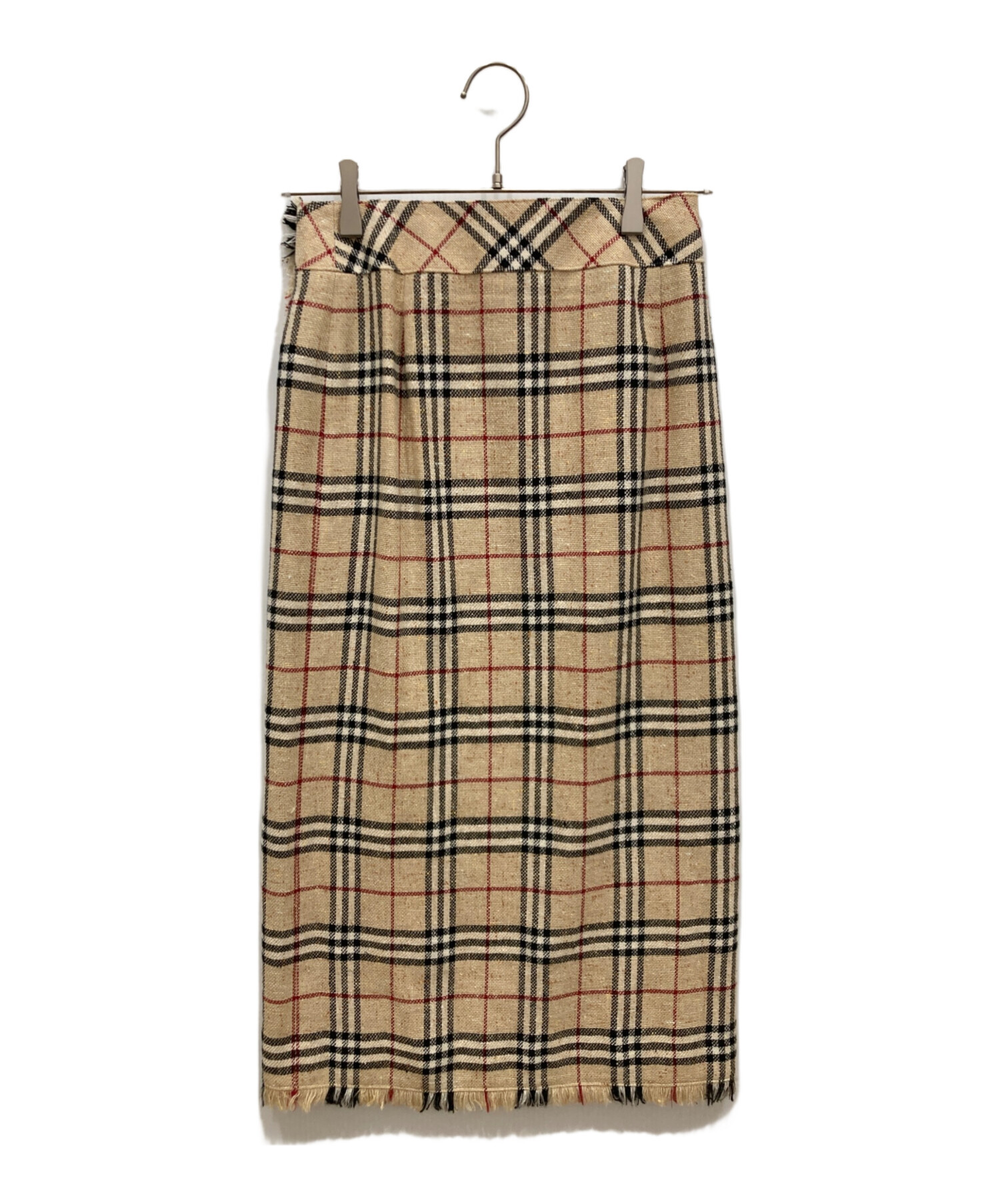 中古・古着通販】BURBERRY (バーバリー) ノバチェックリネンラップ  