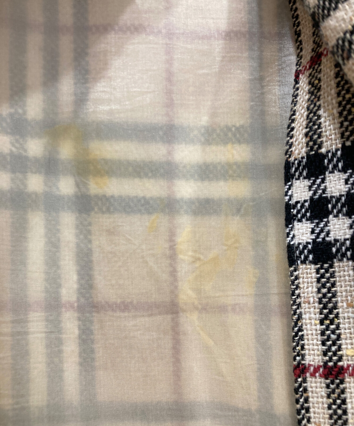 中古・古着通販】BURBERRY (バーバリー) ノバチェックリネンラップ  
