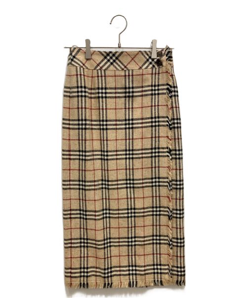 中古・古着通販】BURBERRY (バーバリー) ノバチェックリネンラップ  