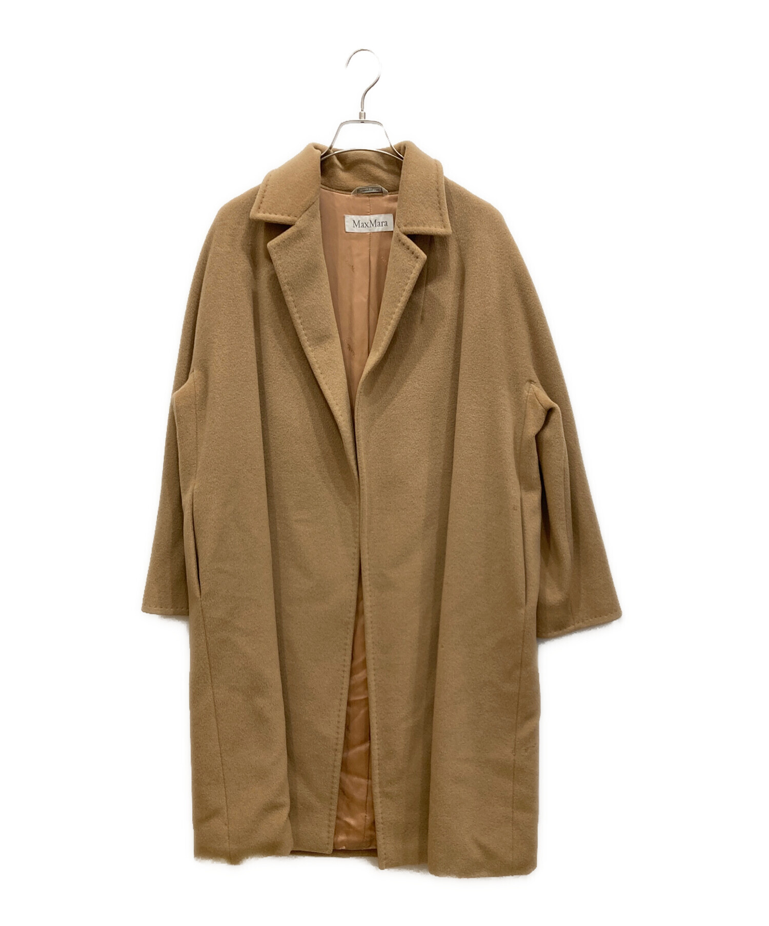 中古・古着通販】MaxMara (マックスマーラ) カシミヤ混ガウンコート 