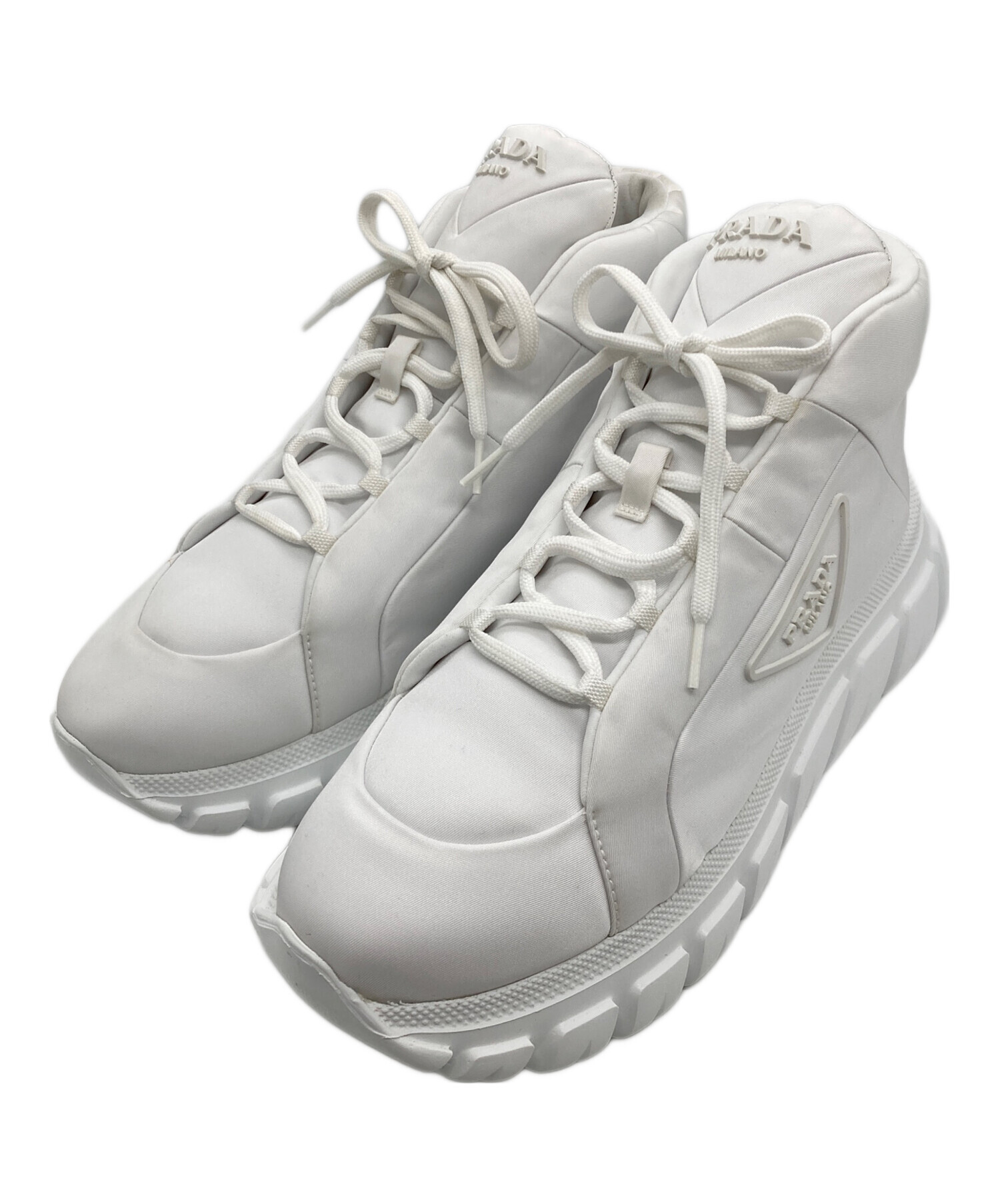 中古・古着通販】PRADA (プラダ) Re Nylon三角ロゴナイロンスニーカー 