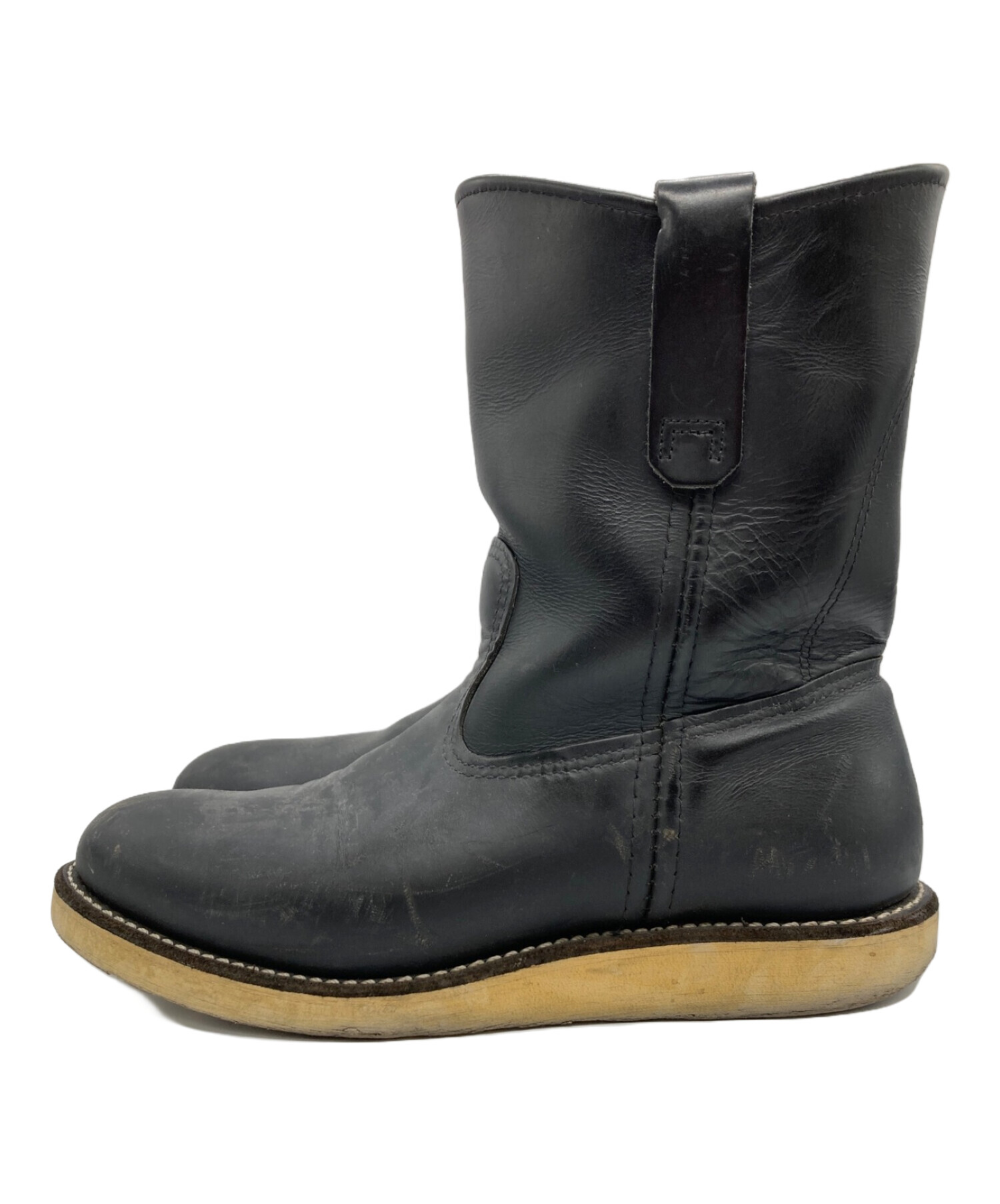 中古・古着通販】RED WING (レッドウィング) ペコスブーツ ブラック 