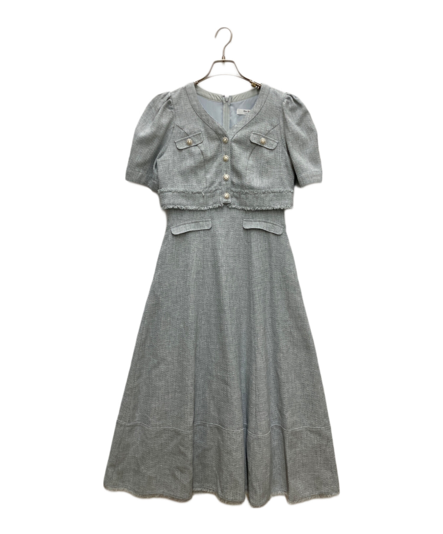 中古・古着通販】HER LIP TO (ハーリップトゥ) Robertson Tweed Long  
