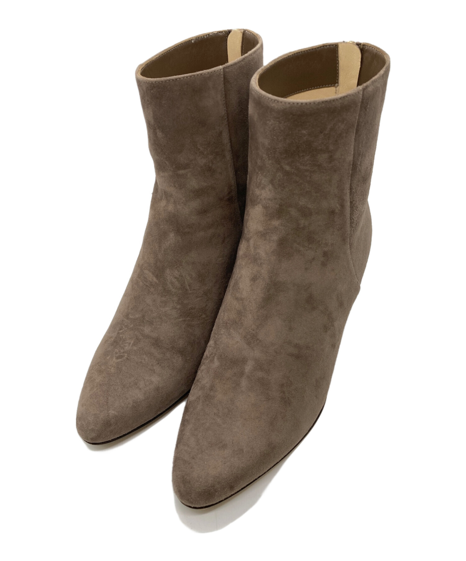 中古・古着通販】JIMMY CHOO (ジミーチュウ) ショートブーツ ブラウン 