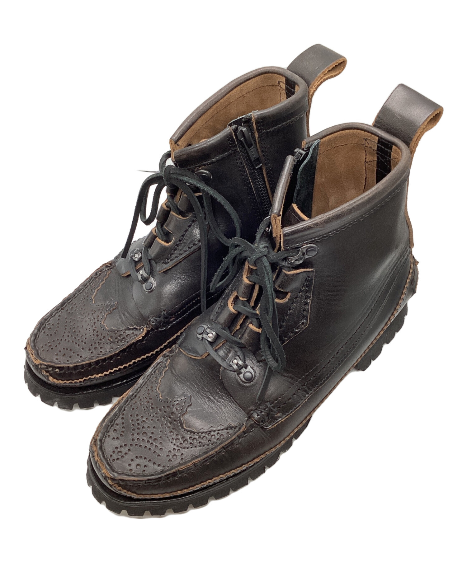 YUKETEN Monkey Boots 14403 シワ加工ブーツ ユケテン モンキーブーツ 