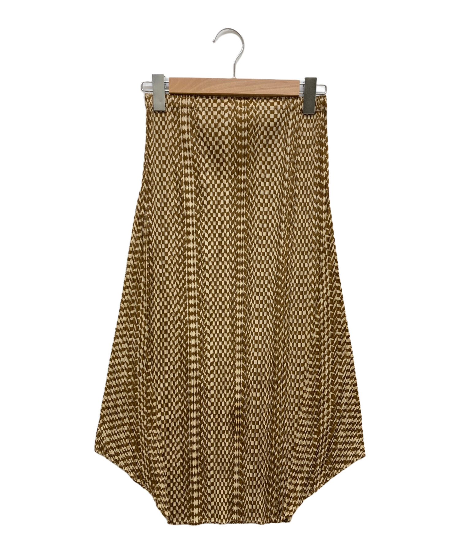 中古・古着通販】PLEATS PLEASE (プリーツプリーズ) スカート ブラウン 