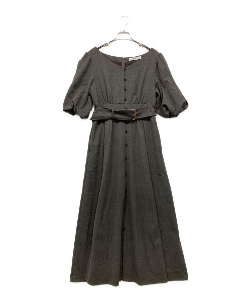 中古・古着通販】HER LIP TO (ハーリップトゥ) ワンピース ブラウン 
