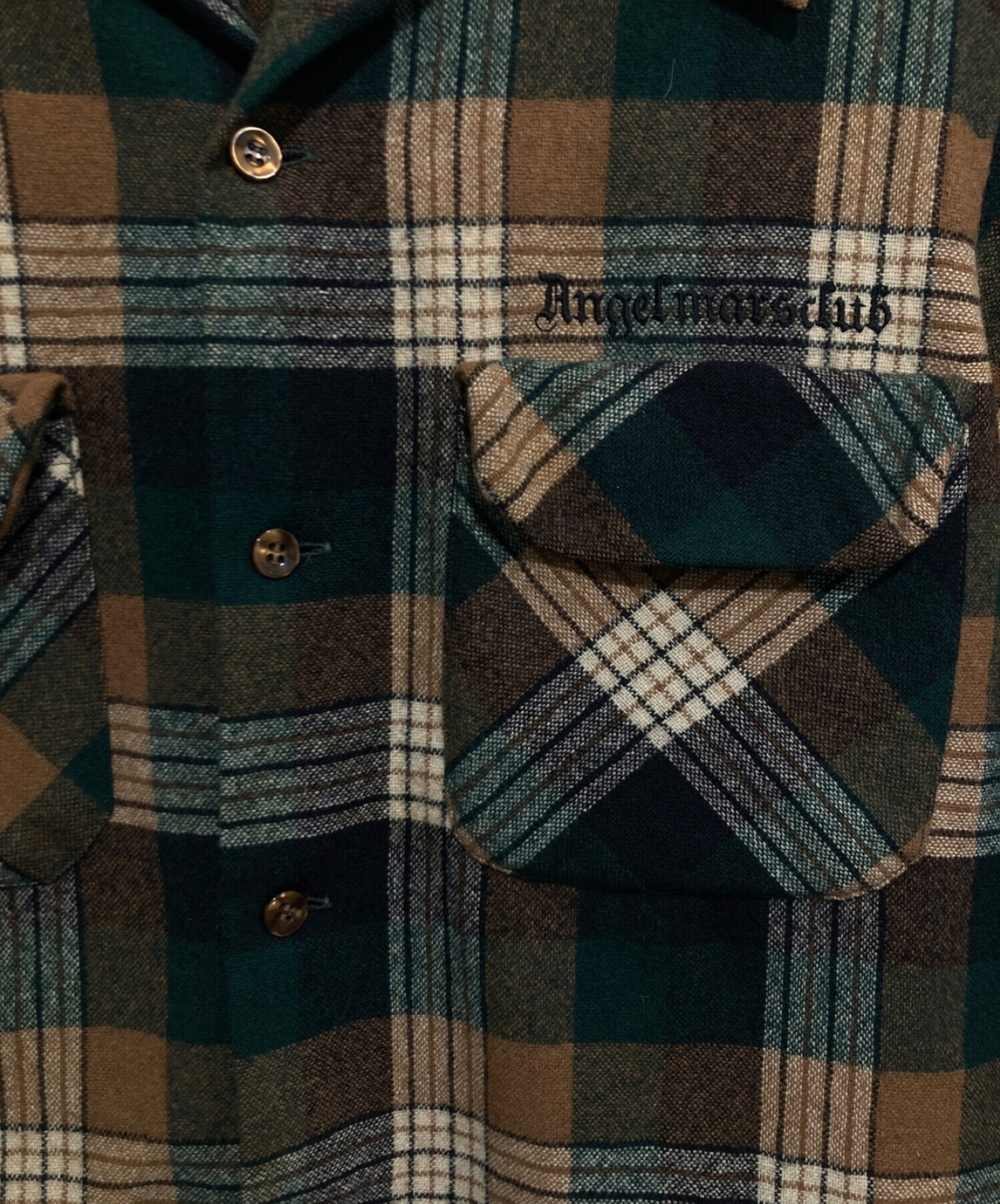 70s VINTAGE PENDLETON x ANGEL MARS CLUB