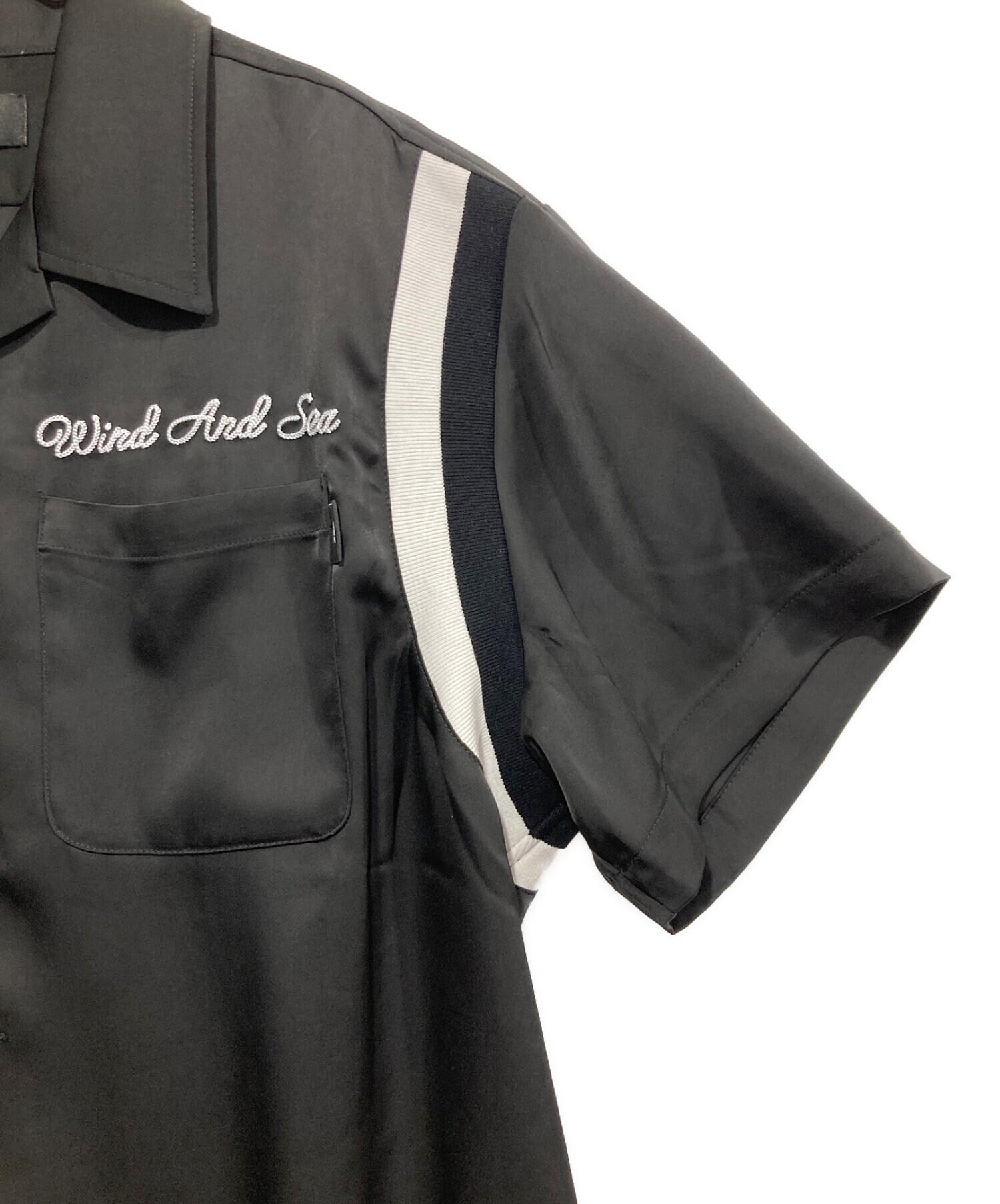 WIND AND SEA】SD BOWLING SHIRT BLACK