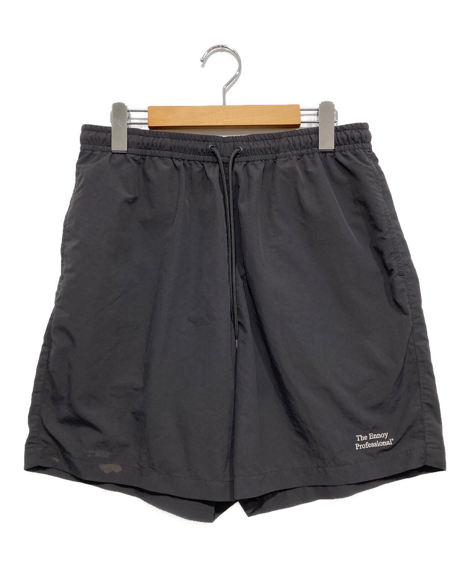 ENNOY ナイロンショーツ BLACK M ENNOY ハーフパンツ M ナイロン 