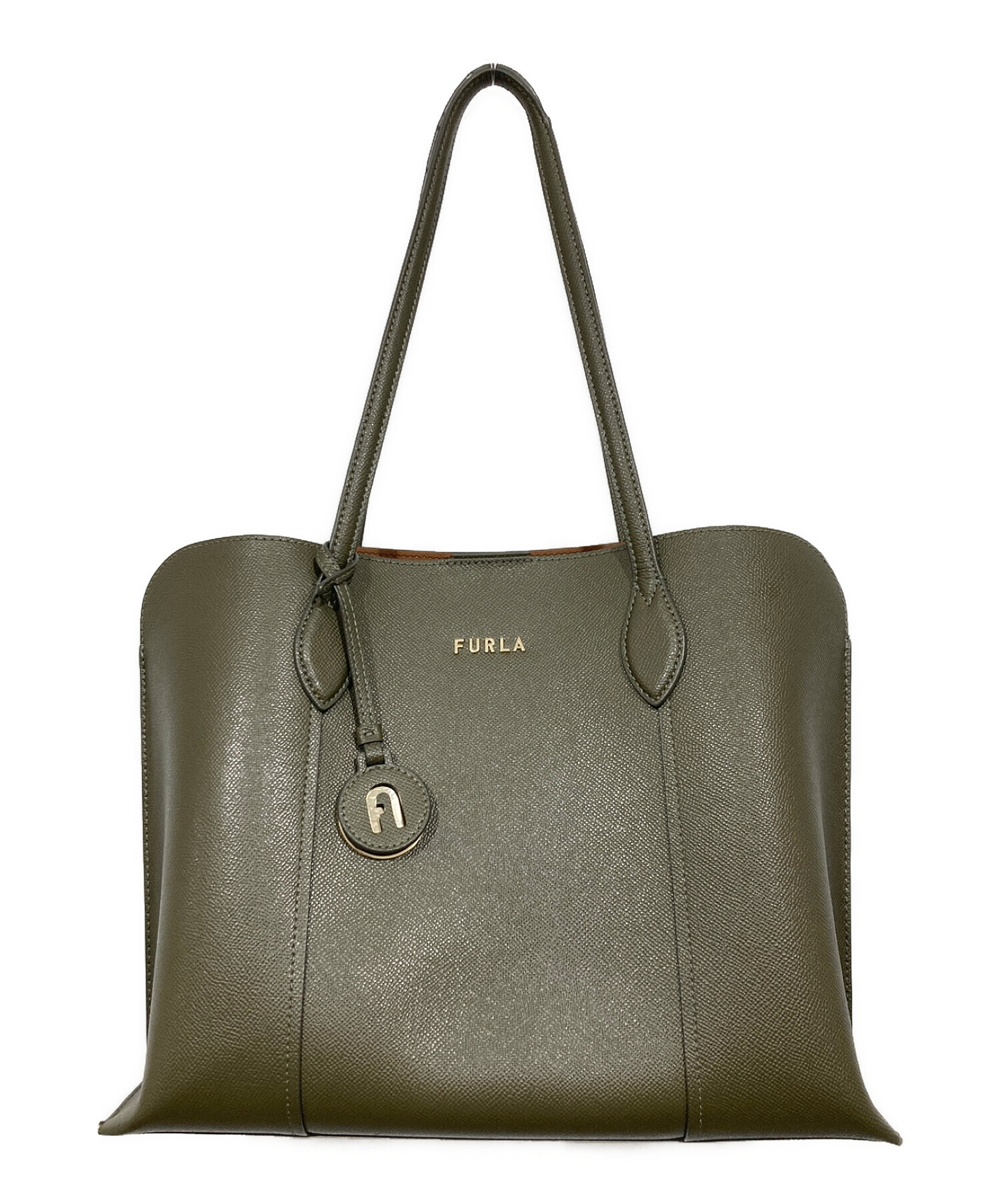中古・古着通販】FURLA (フルラ) VITTORIA TOTEBAG グリーン｜ブランド  
