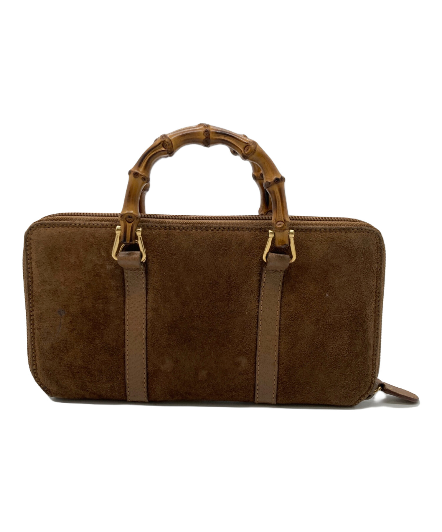 中古・古着通販】GUCCI (グッチ) バンブー スエード ウォレット 