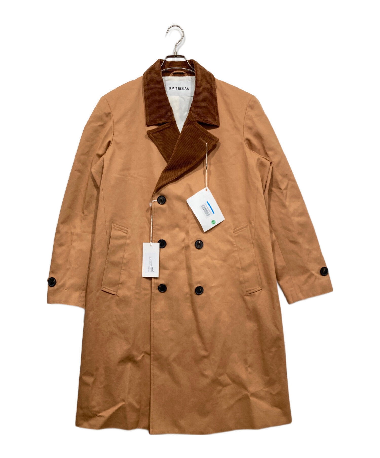 中古・古着通販】UMIT BENAN (ウミットベナン) ダブルブレストコート