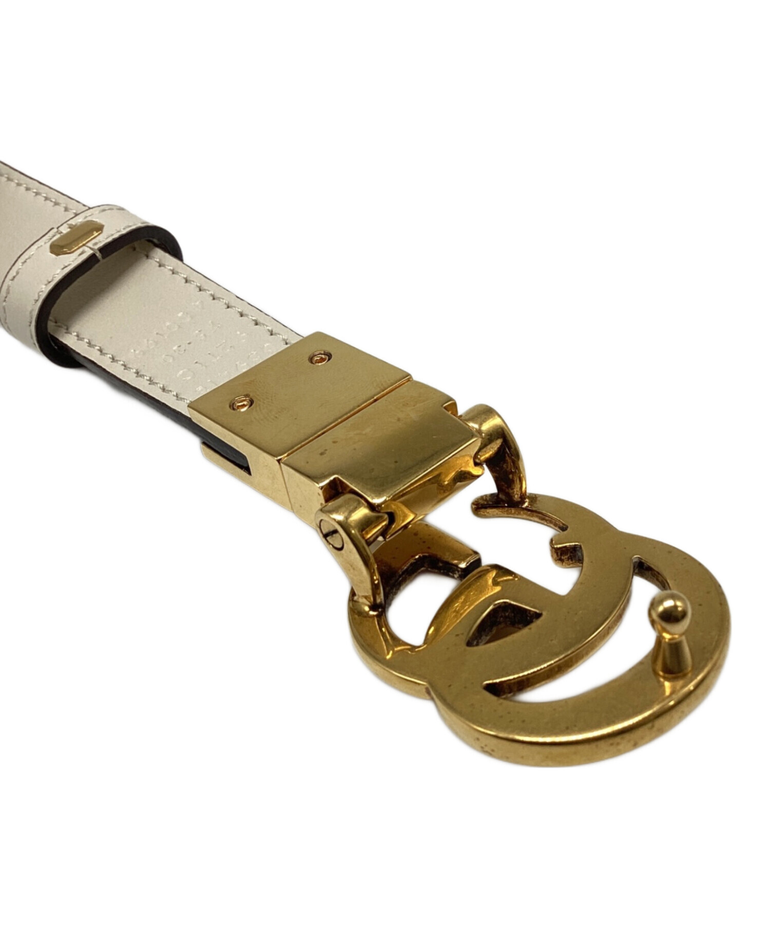 中古・古着通販】GUCCI (グッチ) GGマーモント リバーシブル スリム 