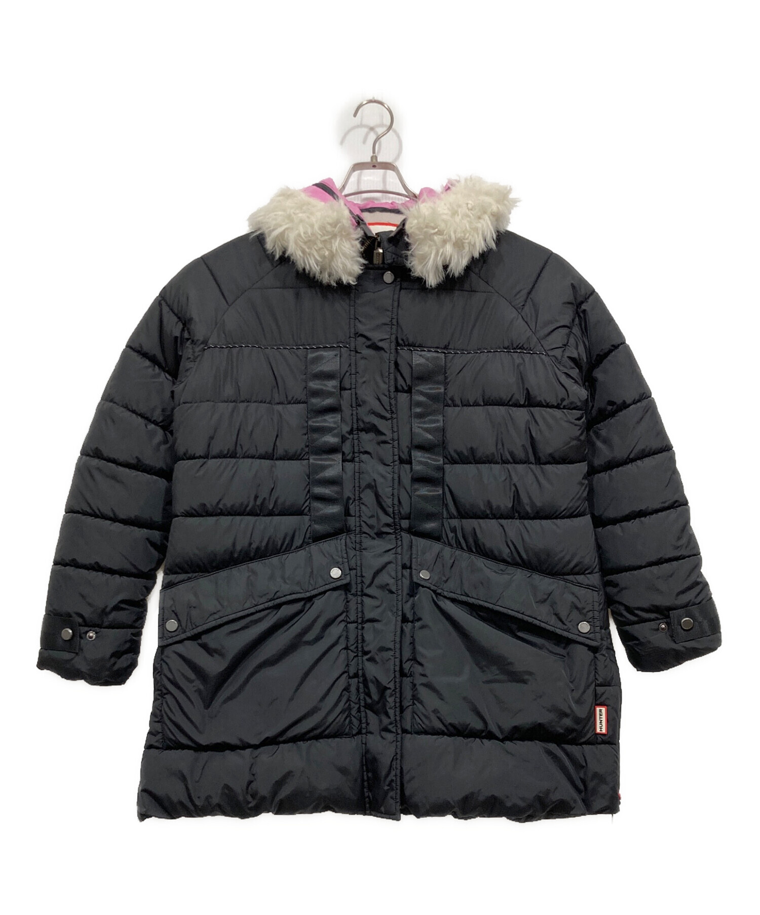 中古・古着通販】HUNTER (ハンター) 中綿コート ブラック サイズ:S 