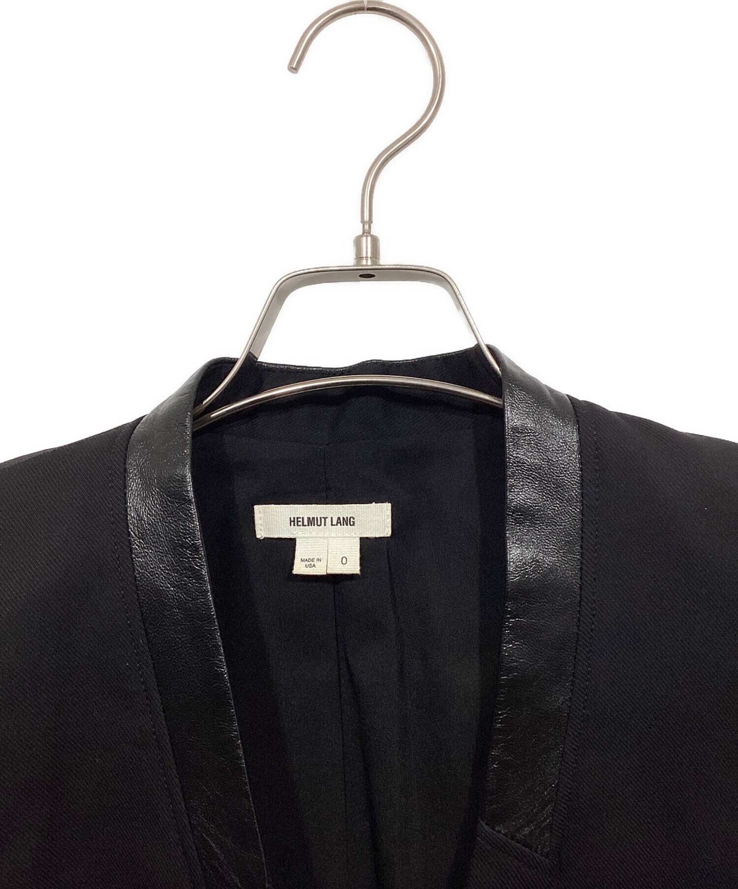 中古・古着通販】HELMUT LANG (ヘルムートラング) 襟レザー1B 
