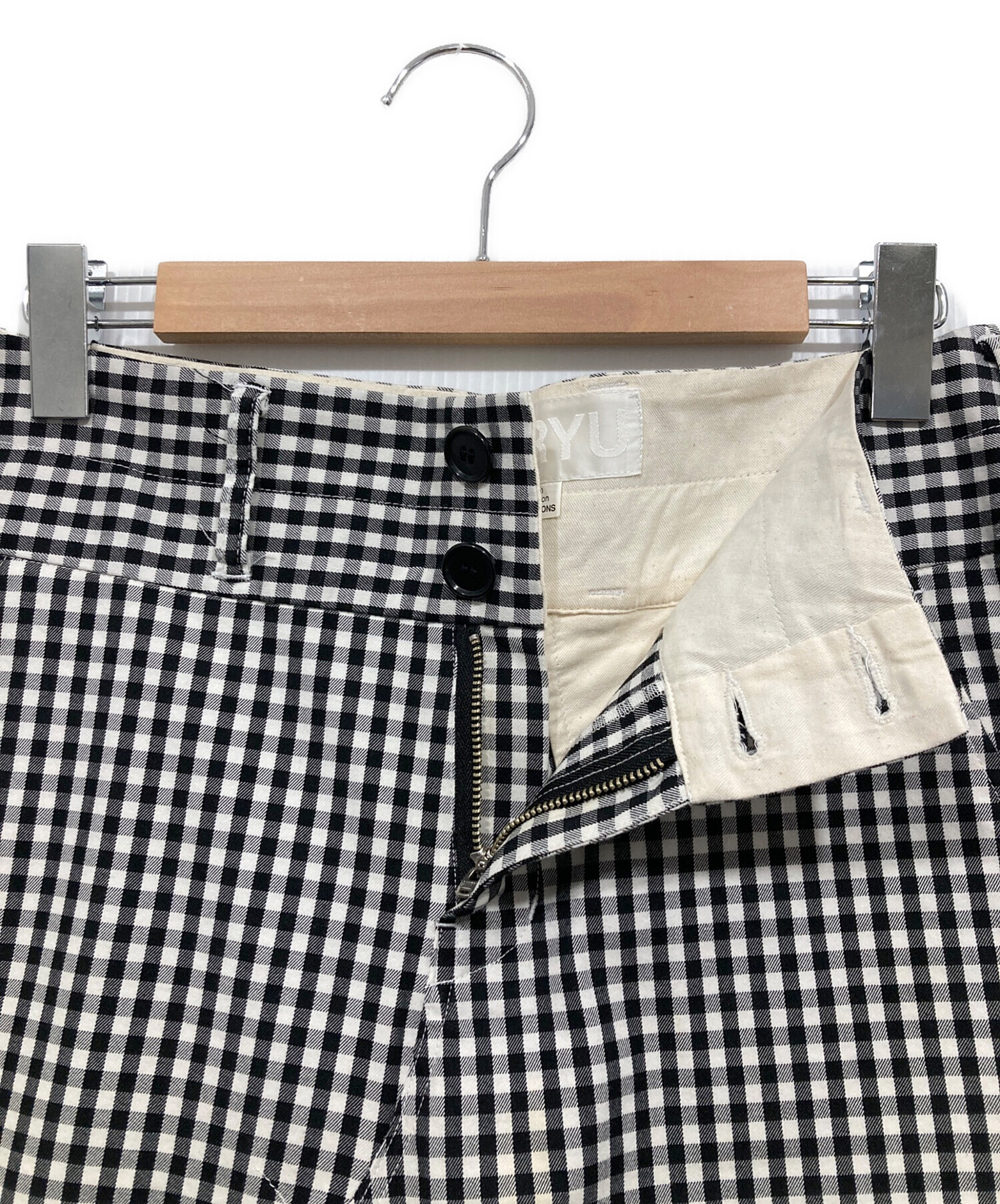 GANRYU comme des garcons ホワイトサルエルパンツ GANRYU ホワイト サルエルパンツ Mサイズ