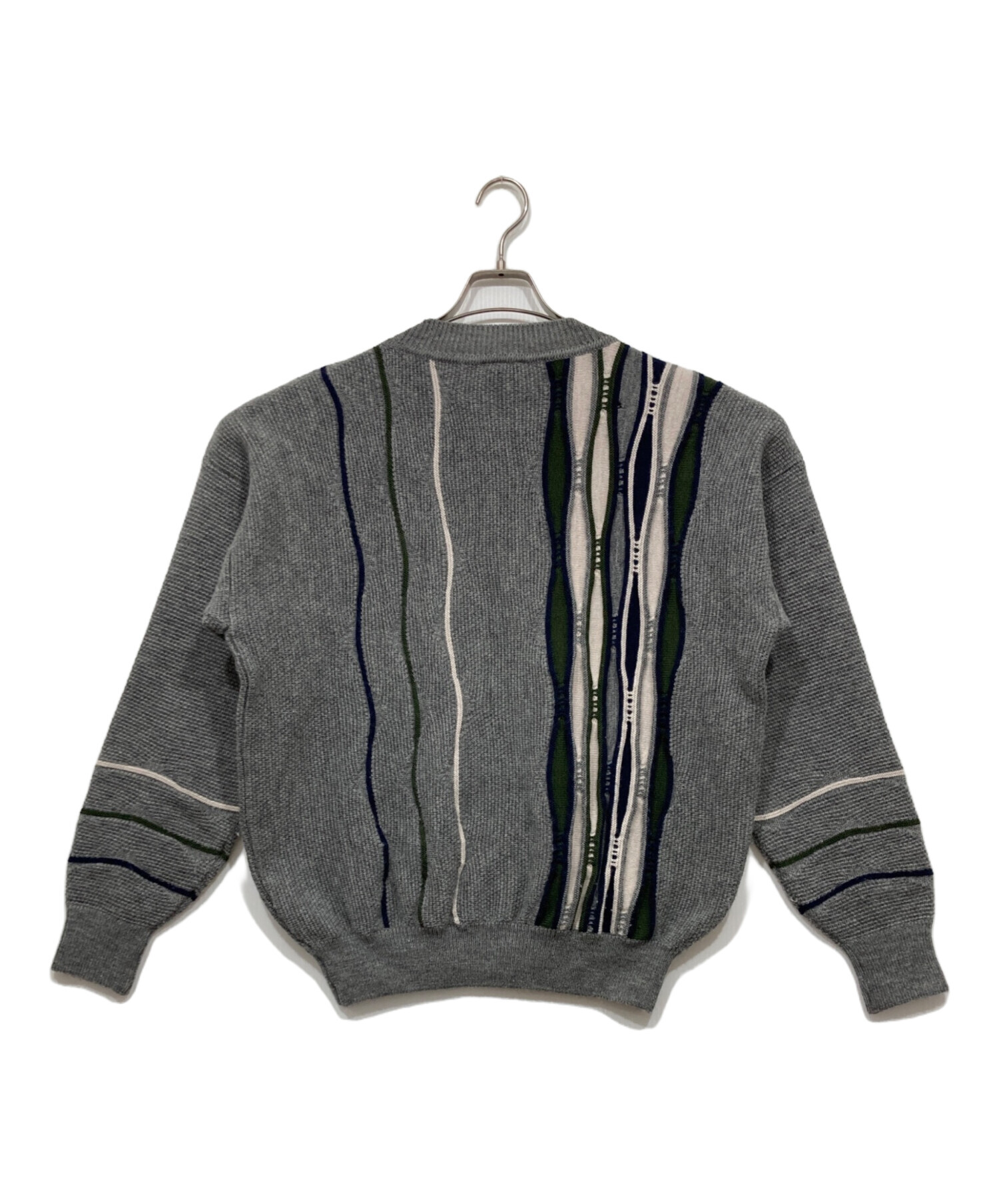 19125　ラコステ　メンズ　ニット　グレー　サイズ3 19125ラコステメンズニットグレーサイズ3