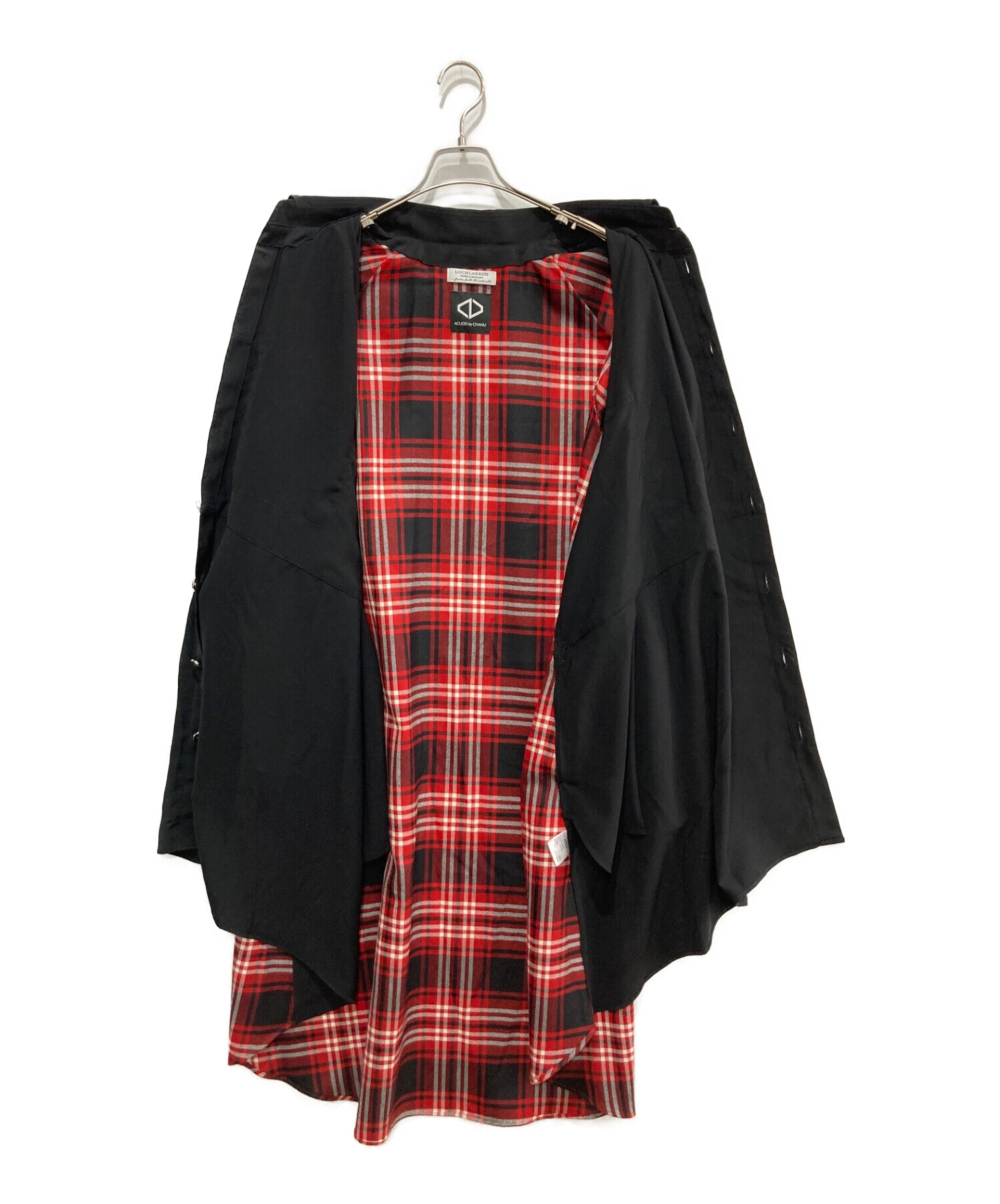 ACUOD by CHANU ブラック ロングシャツ