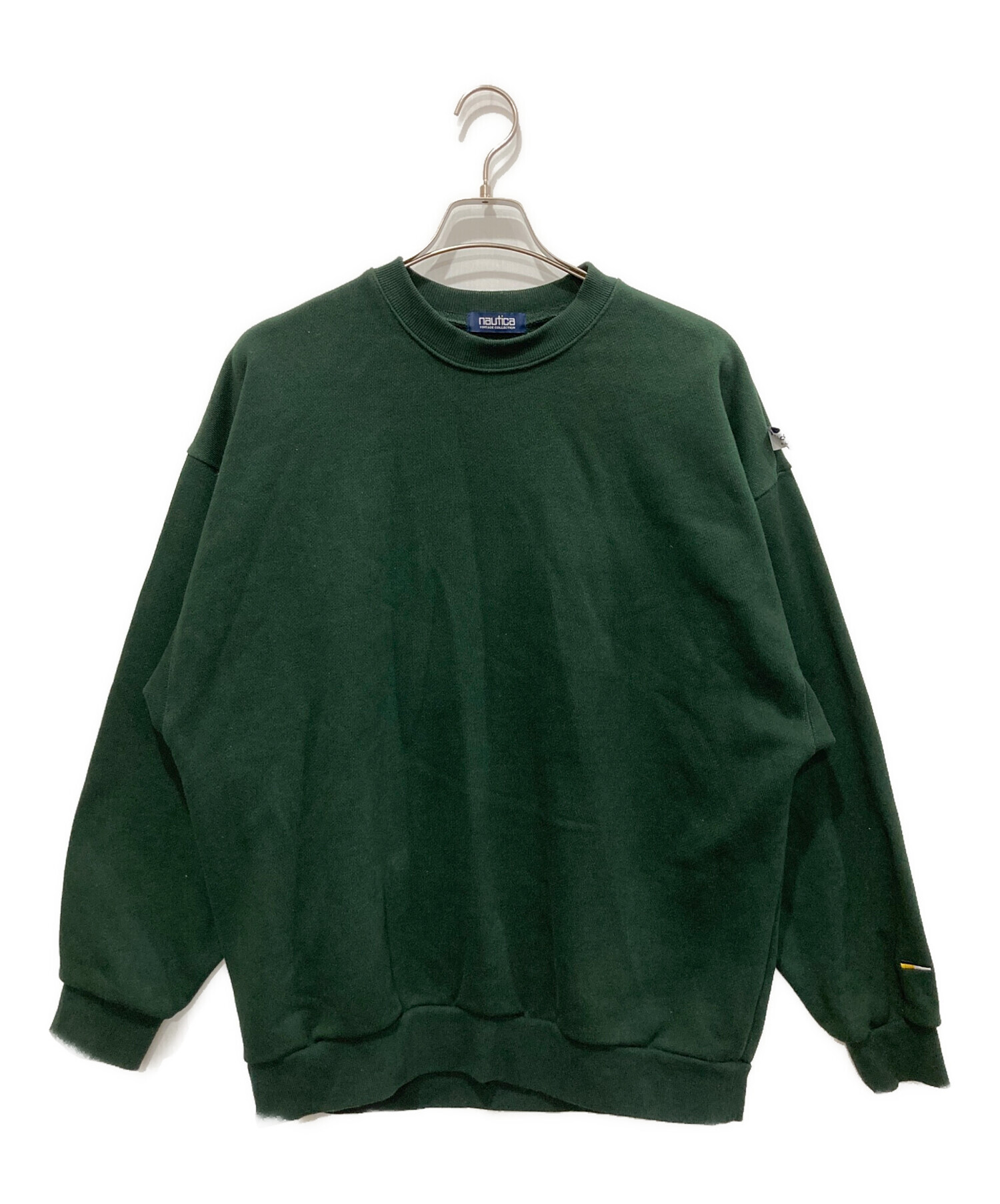 NAUTICA ノーティカグリーン トレーナースウェット90s