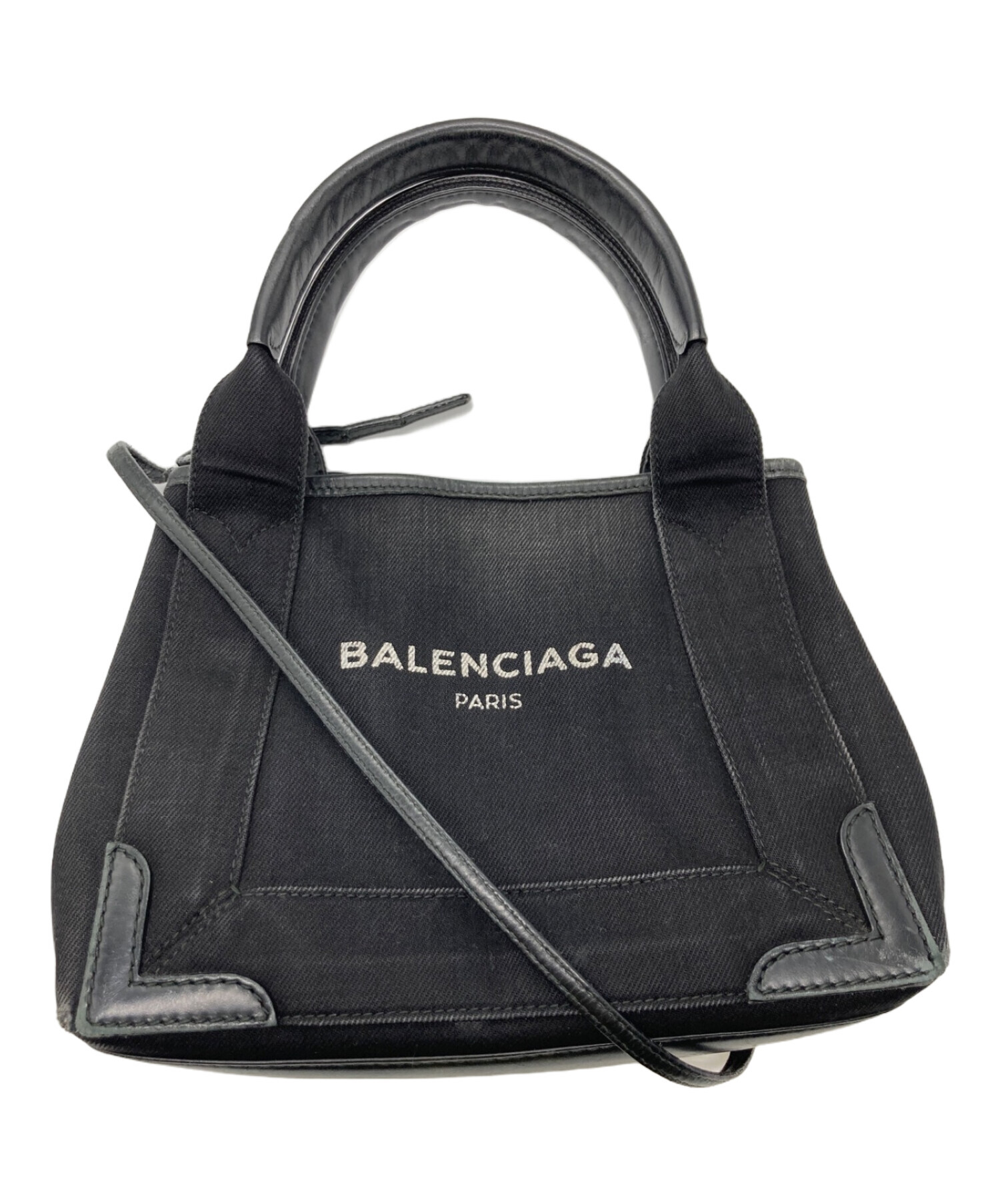 BALENCIAGA NAVYカバス 値下げ中｜バッグ