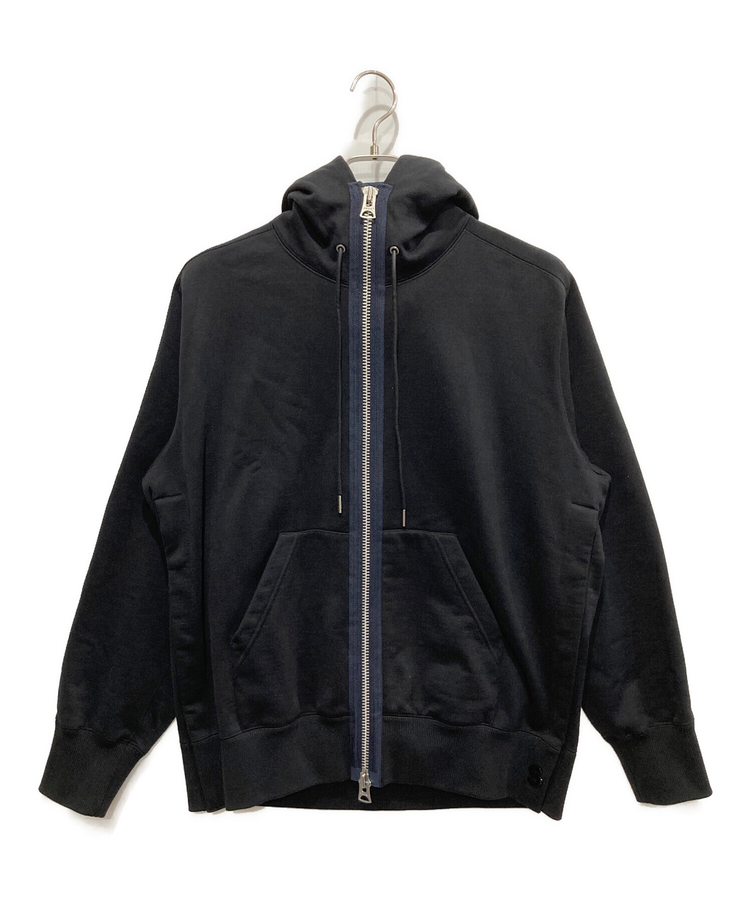 中古・古着通販】sacai (サカイ) s Sweat Jersey Hoodie ブラック 