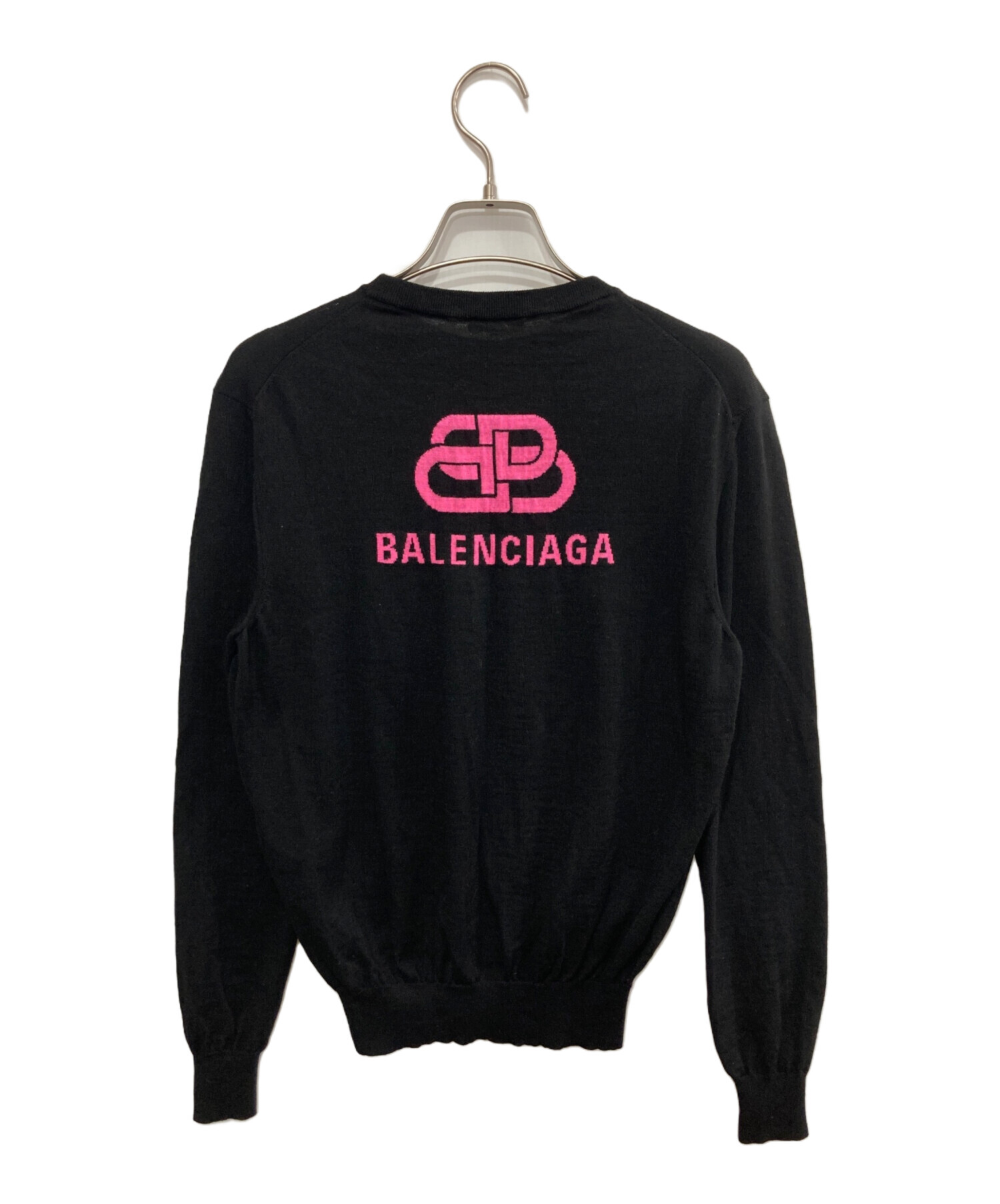 中古・古着通販】BALENCIAGA (バレンシアガ) バックロゴニット 