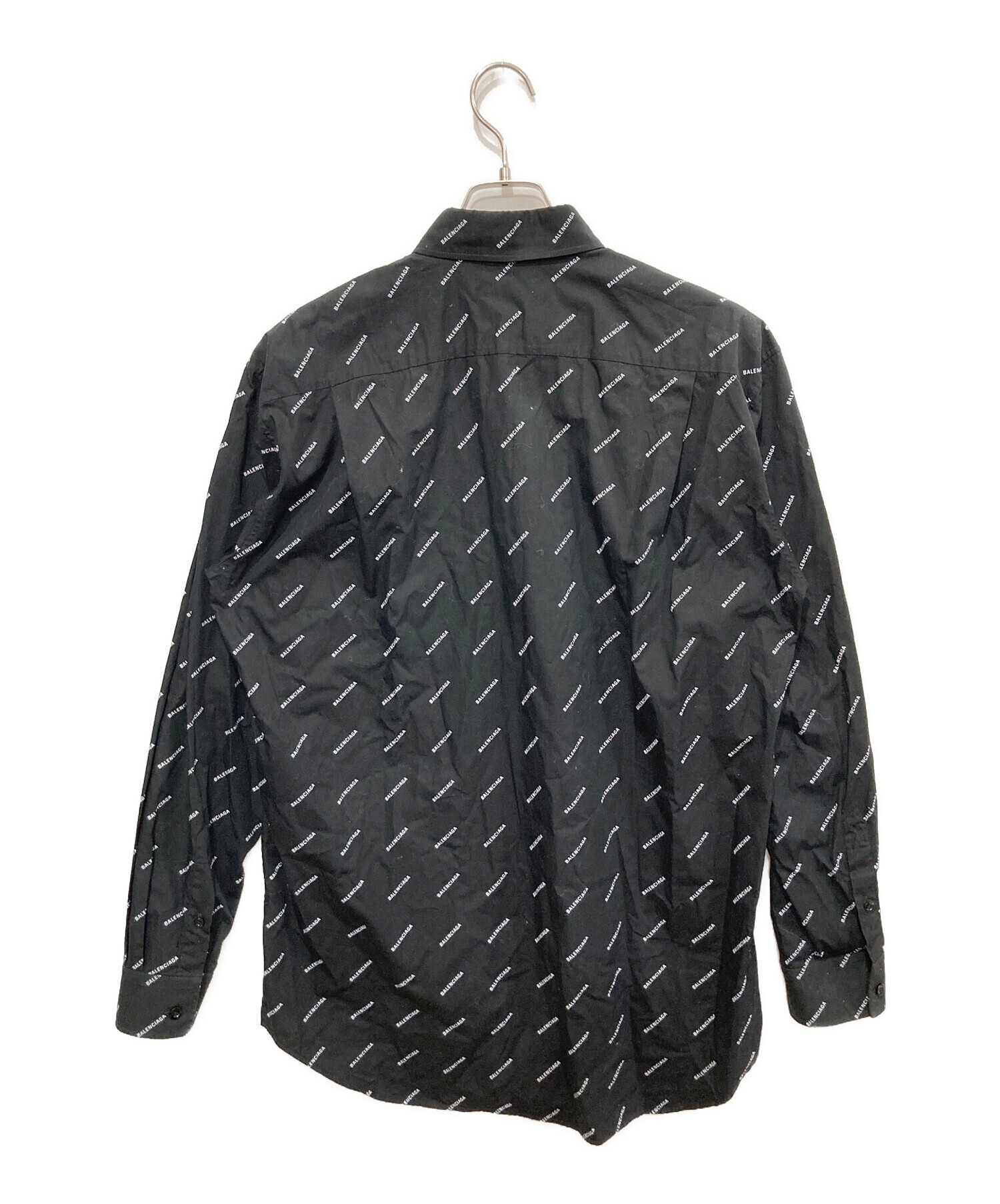 中古・古着通販】BALENCIAGA (バレンシアガ) BBロゴシャツ ブラック 