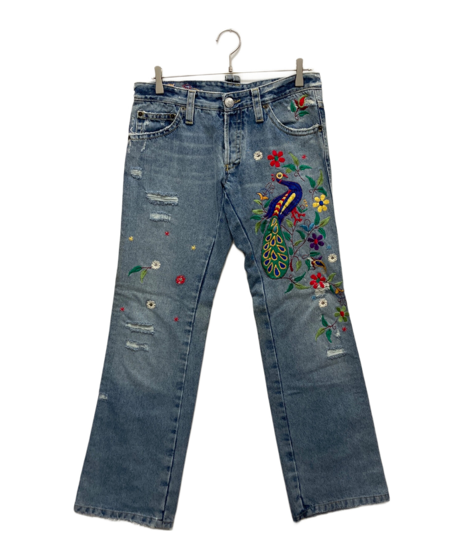 中古・古着通販】DSQUARED2 (ディースクエアード) 刺繍デニムパンツ 