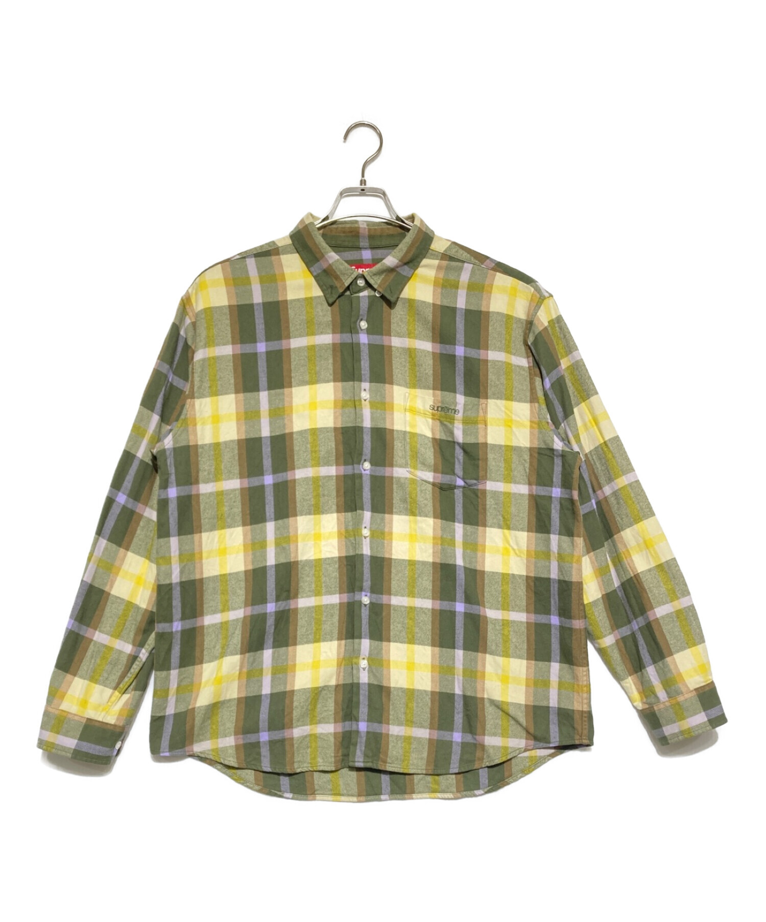 中古・古着通販】SUPREME (シュプリーム) 23AW plaid flannel shirt 