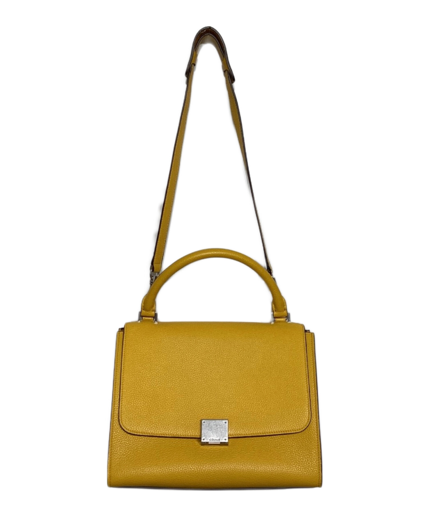 中古・古着通販】CELINE (セリーヌ) トラペーズ スモール イエロー 
