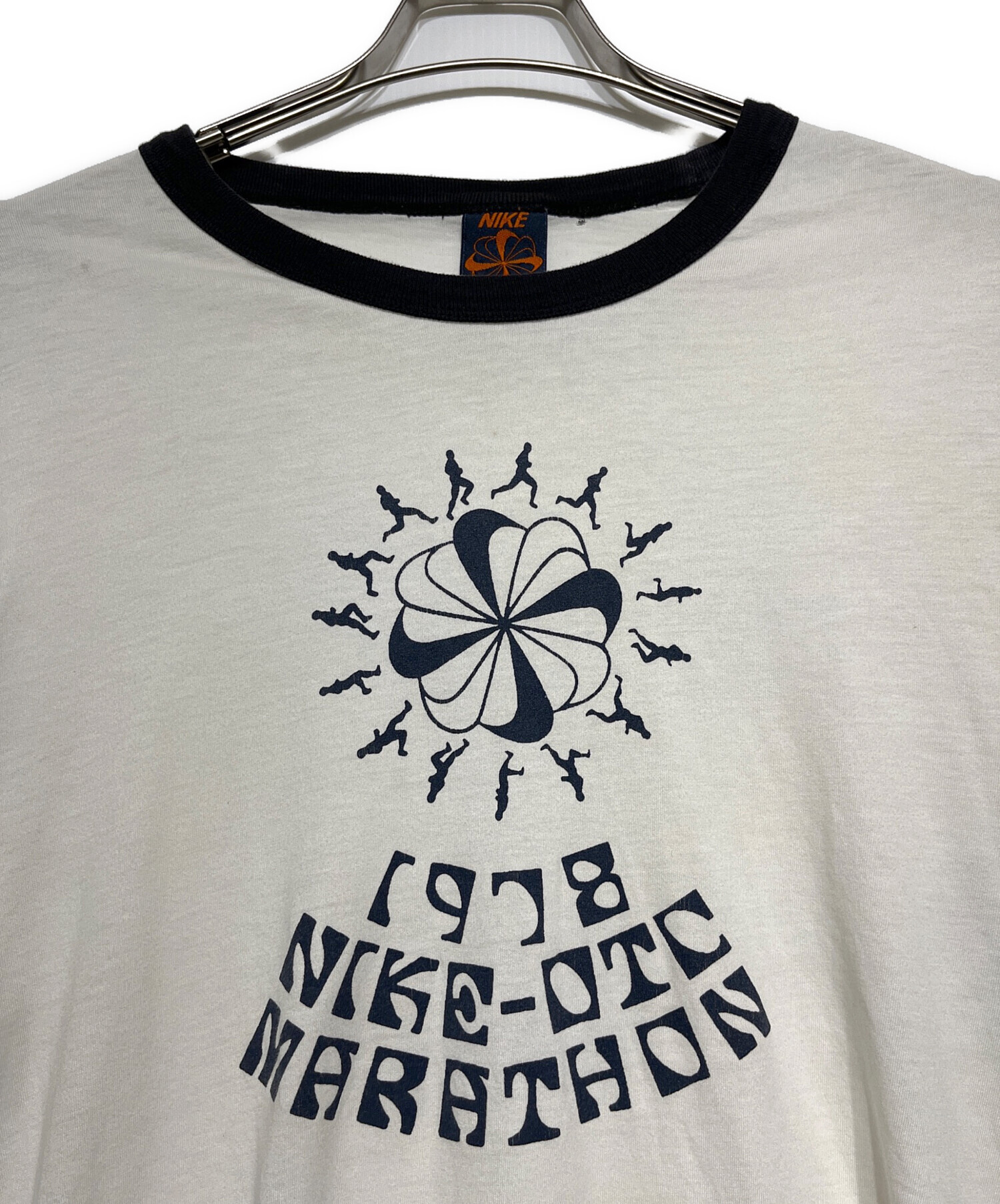 中古・古着通販】NIKE (ナイキ) リンガーTシャツ ホワイト サイズ:L 
