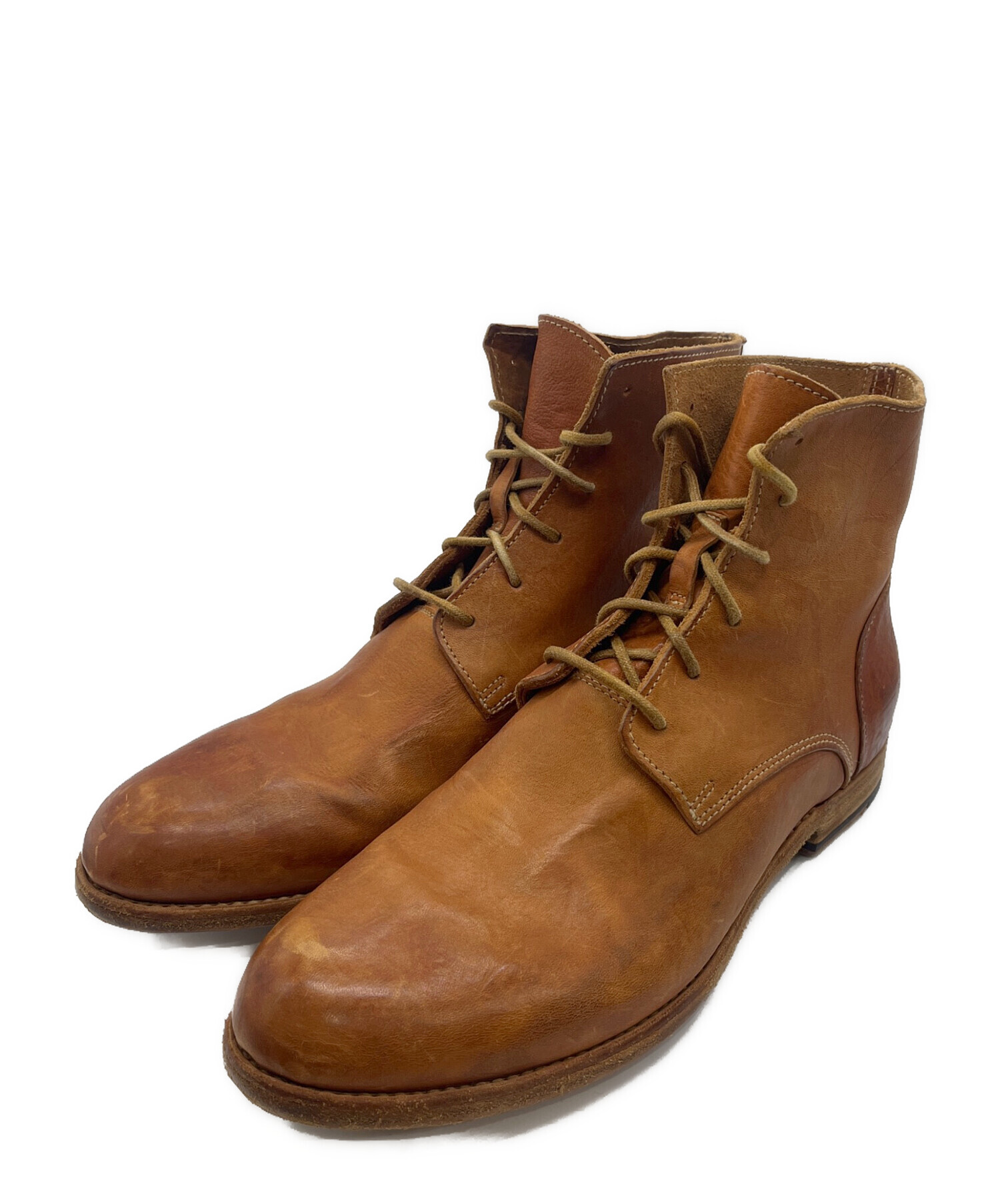中古・古着通販】123&124 (123アンド124) Laceup Boots ベージュ 
