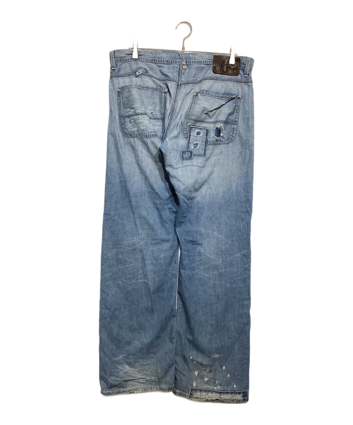 polo jeans company RRL デニム（USA製 90s RRL Denim Cargo Pants 青 