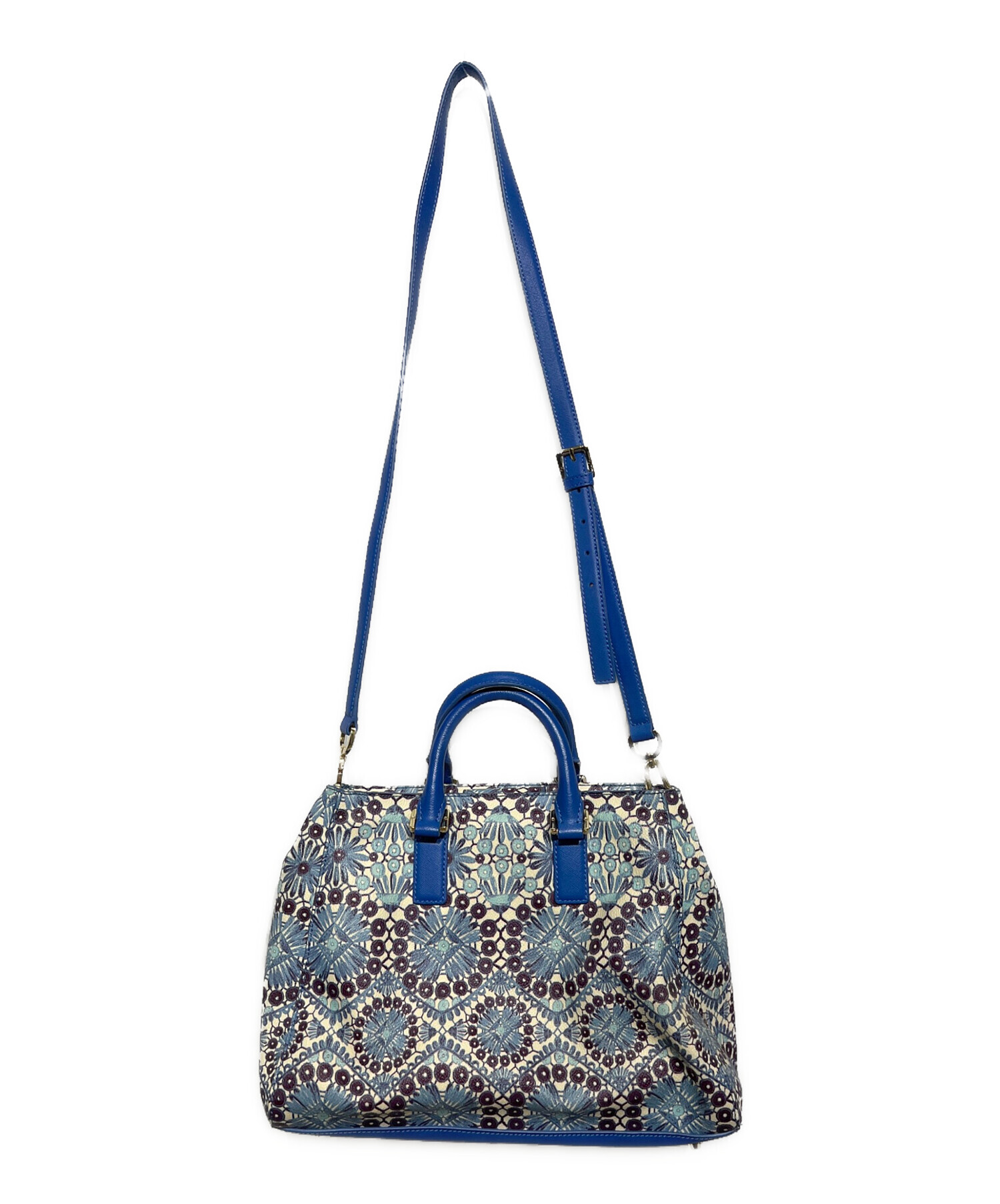 中古・古着通販】TORY BURCH (トリーバーチ) 2WAYバッグ ブルー 