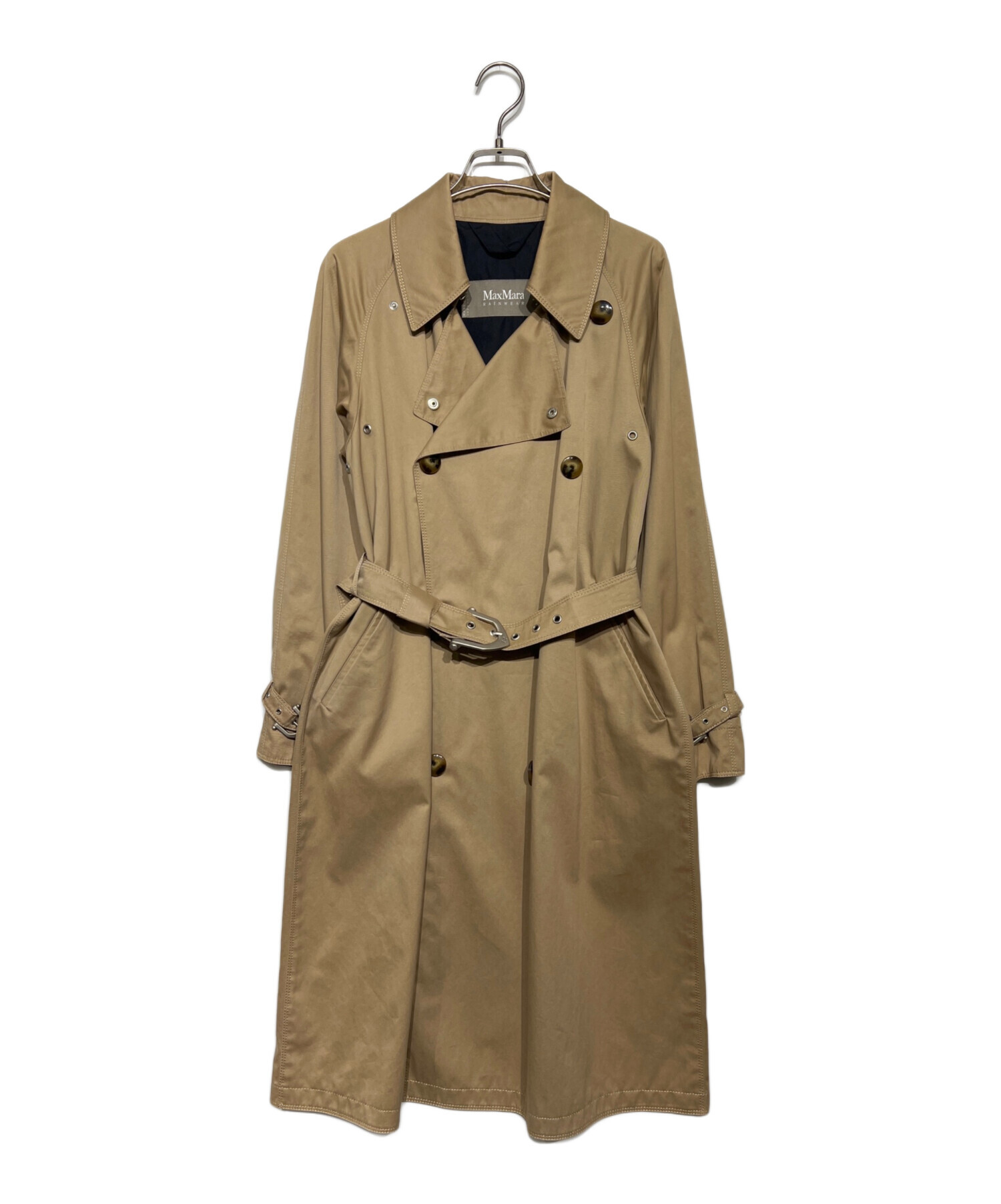 中古・古着通販】MaxMara (マックスマーラ) ロングトレンチコート 