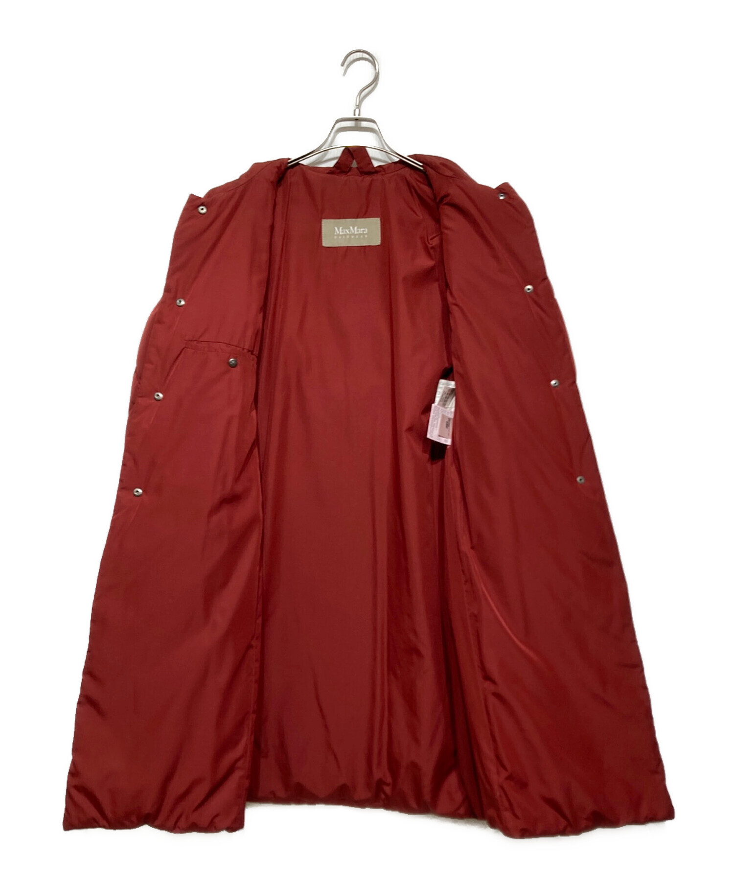 中古・古着通販】MaxMara (マックスマーラ) キルティングコート レッド 