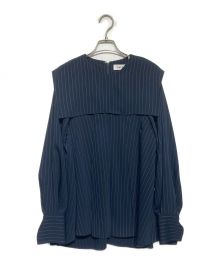 中古・古着通販】ENFOLD (エンフォルド) STRIPE PLEATS PULLOVER 